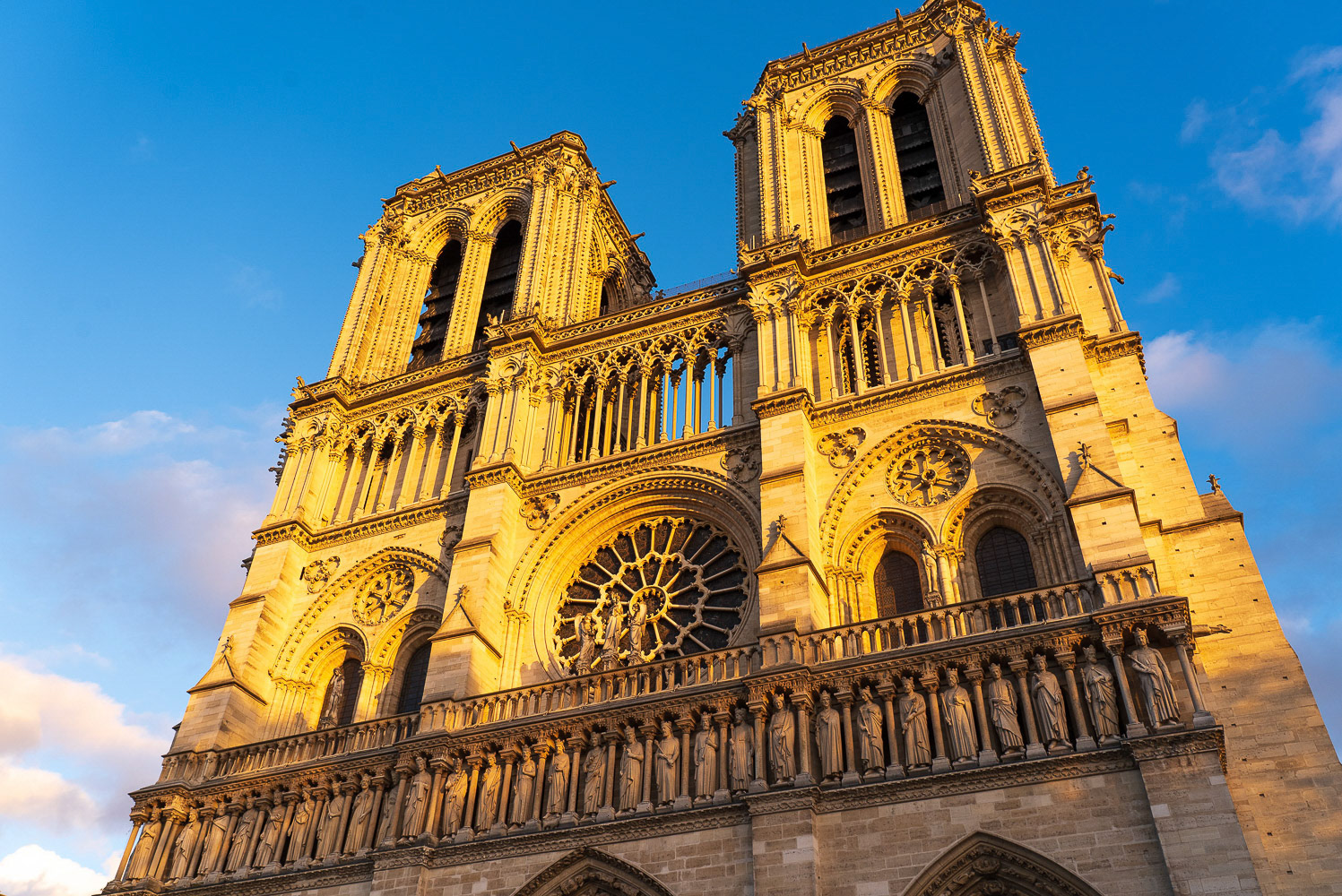Notre Dame at Sunset - Paris Vacation
