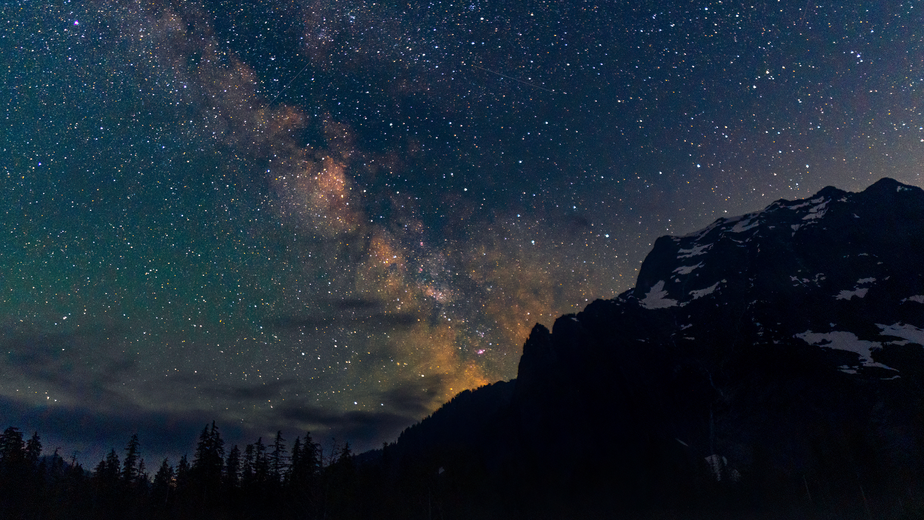 Milky Way over Big Four Mountain