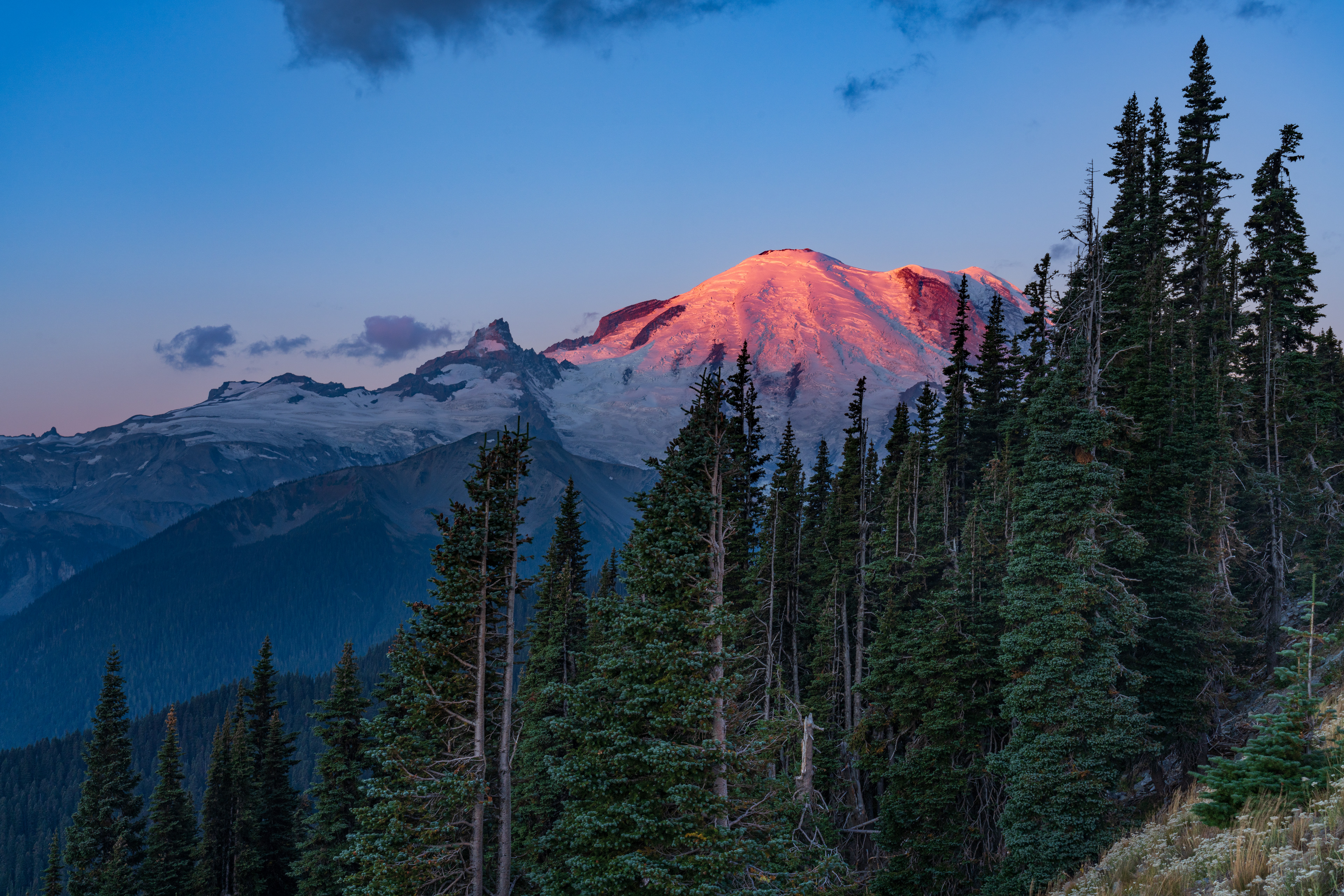 Sunrise on Mt. Rainier