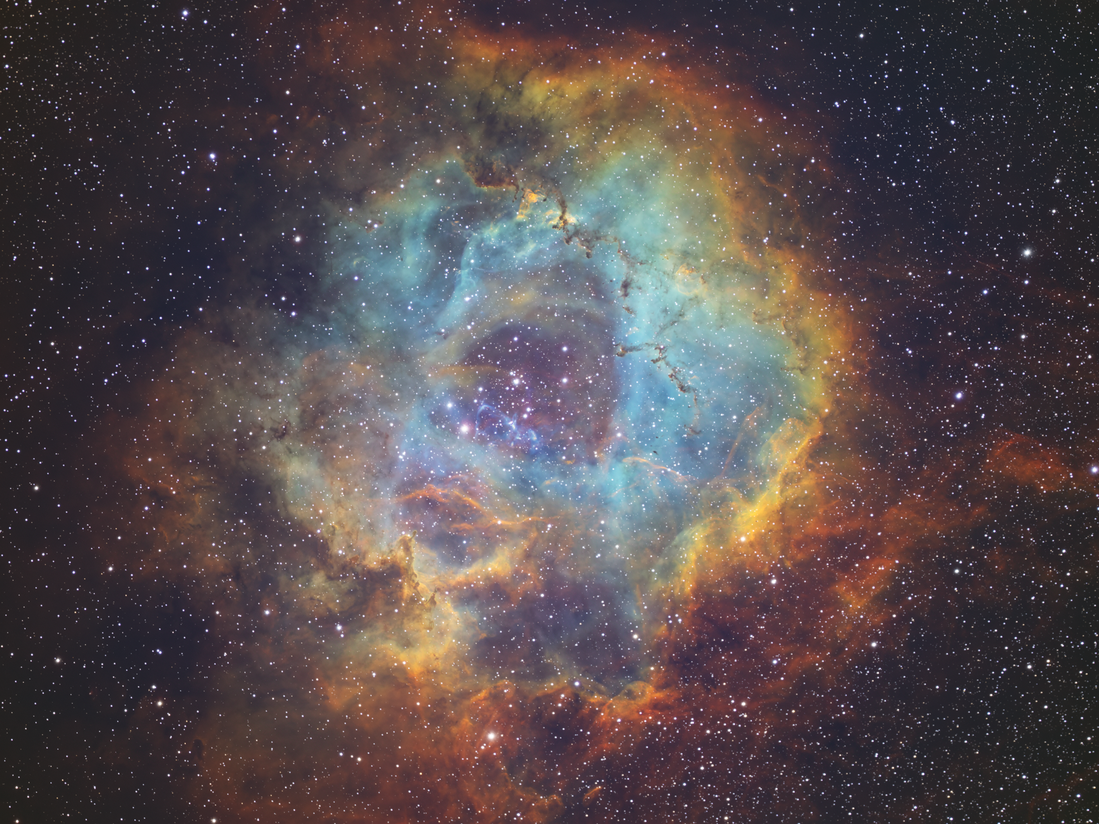 Rosette Nebula - SHO