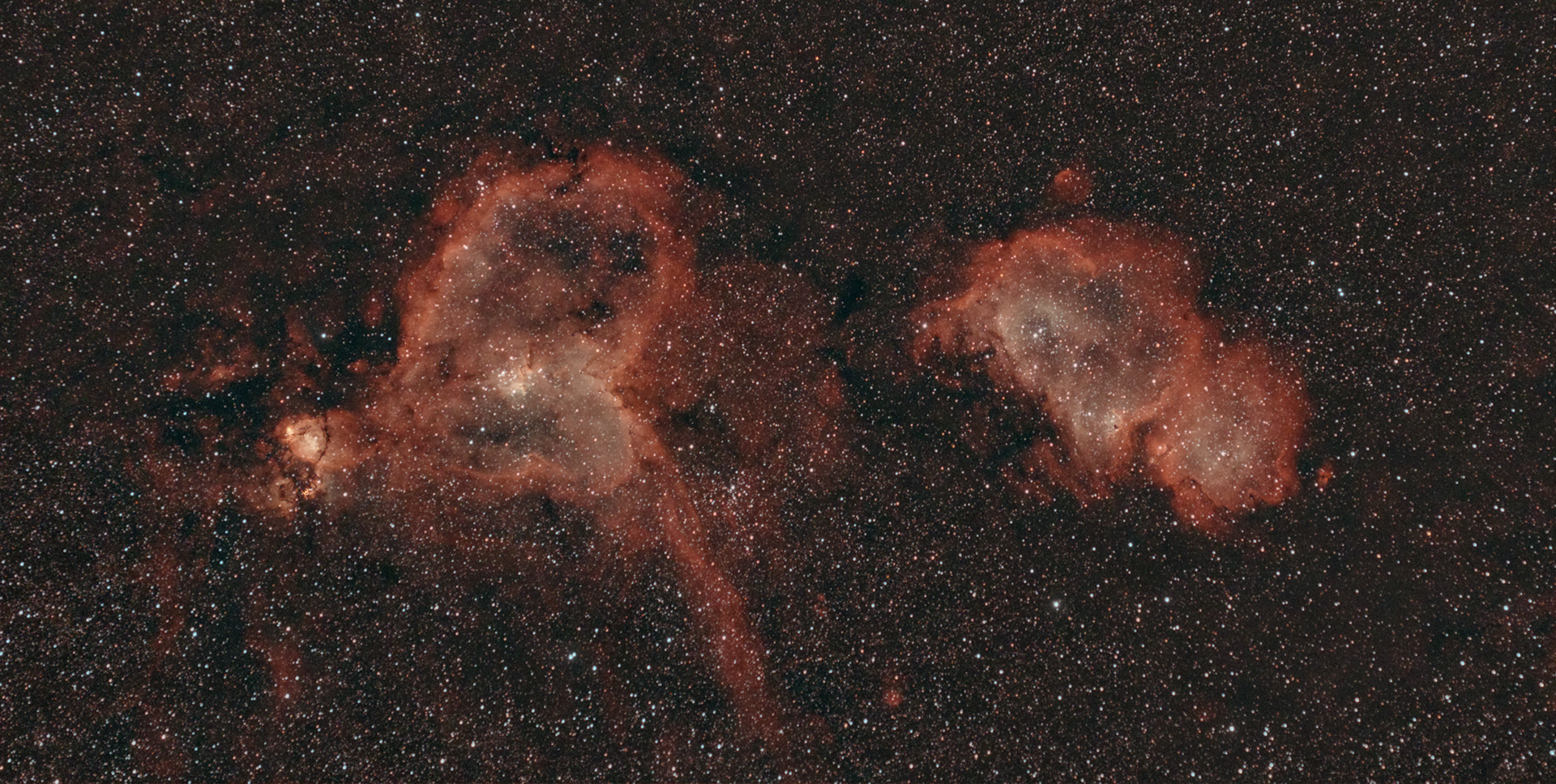 Heart and Soul Nebulae