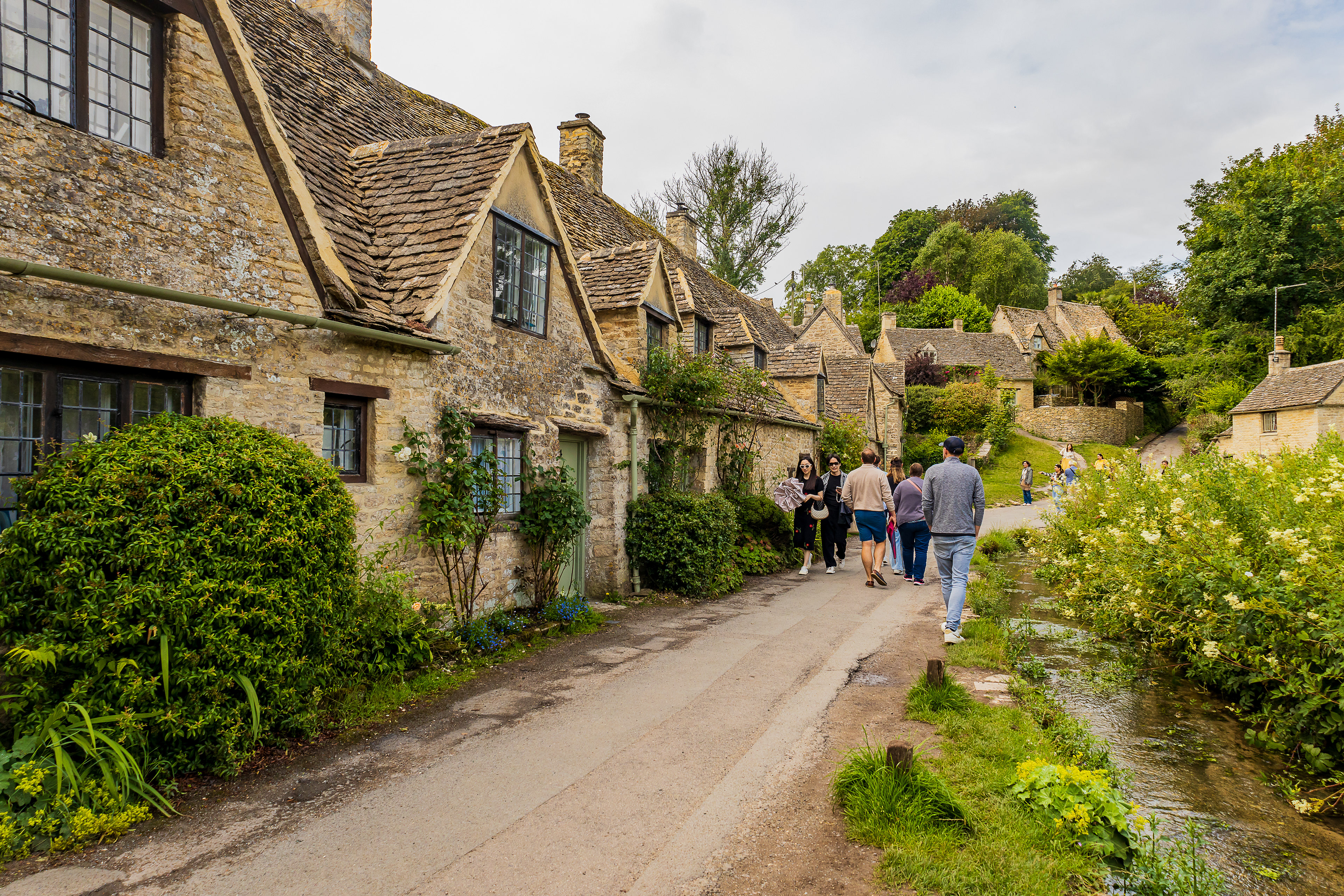 The Cotswold District - Bibury - Arlington Row