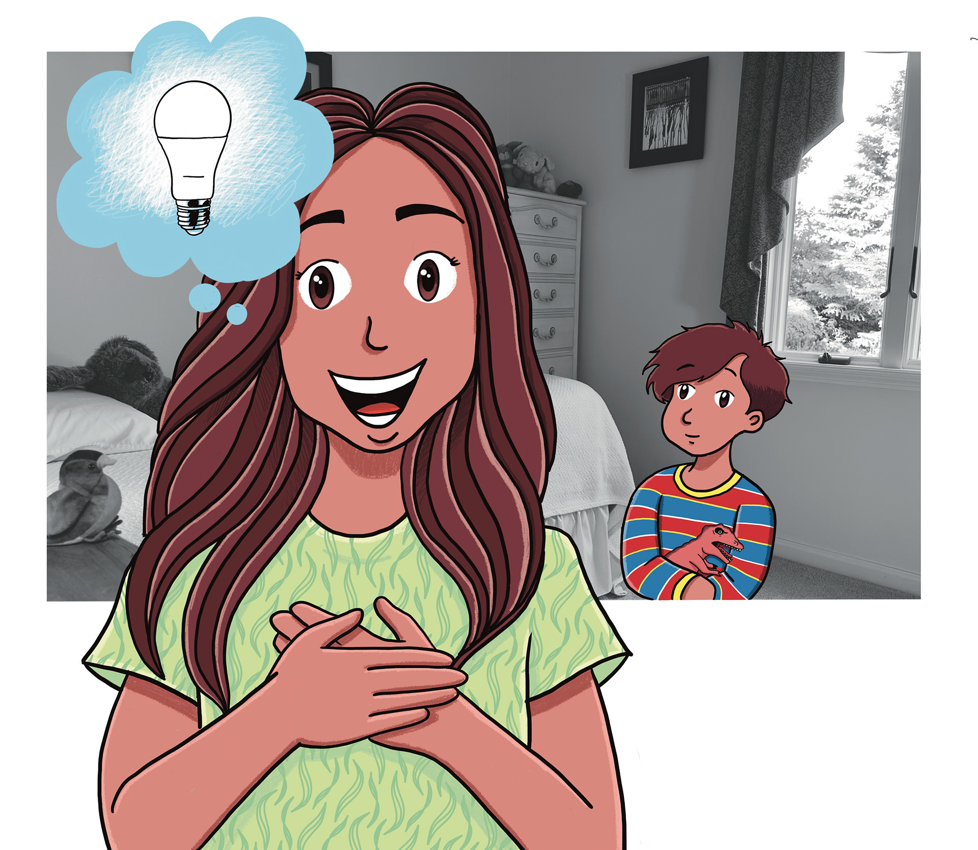 Too Much Quiet - illustration