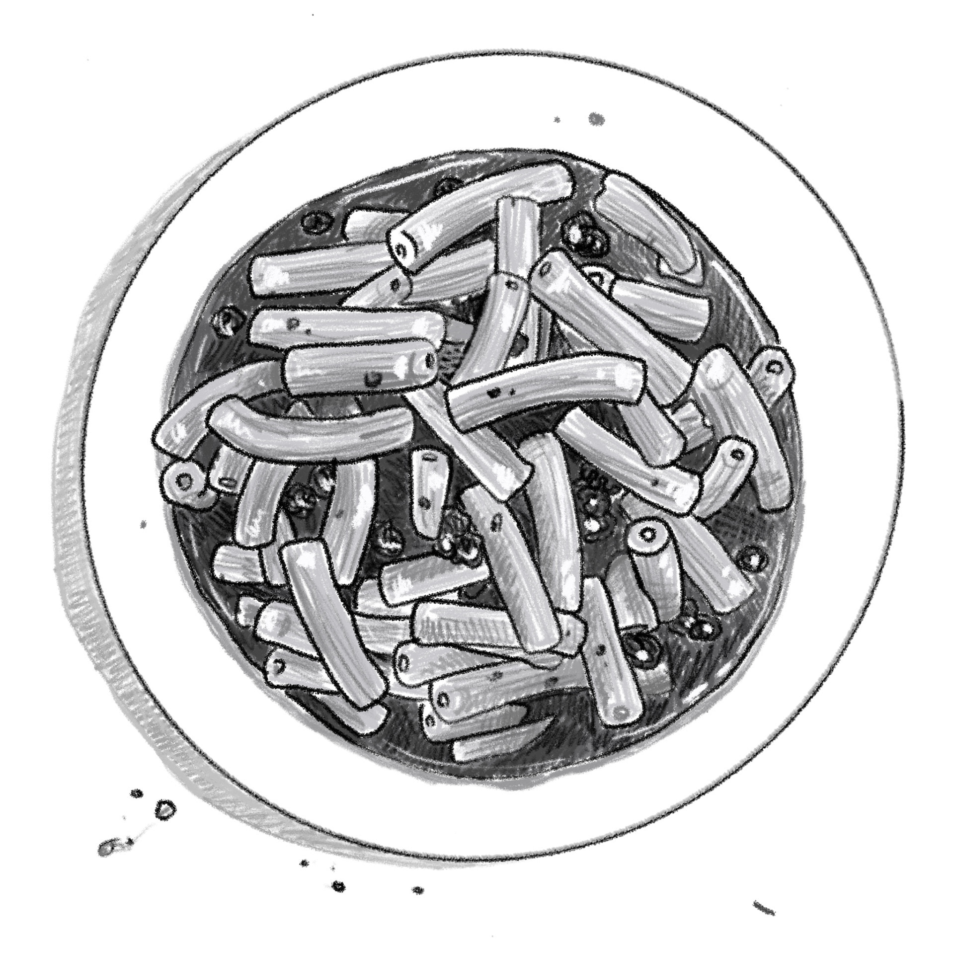 Beefaroni - food illustration