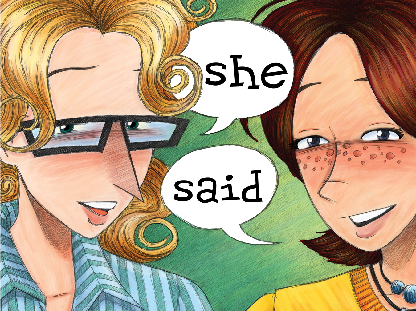 She Said - illsutration/design