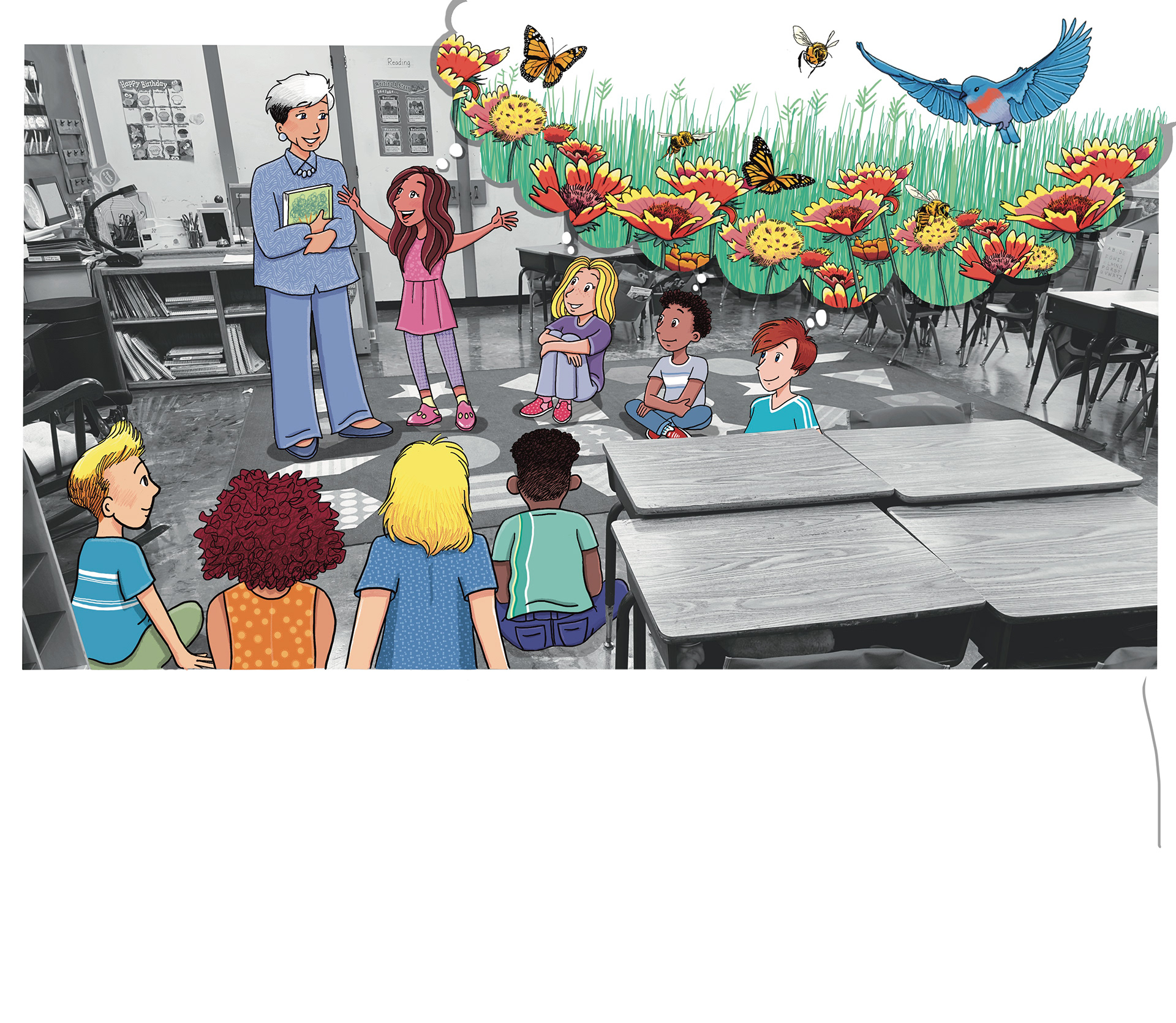 Too Much Quiet - illustration