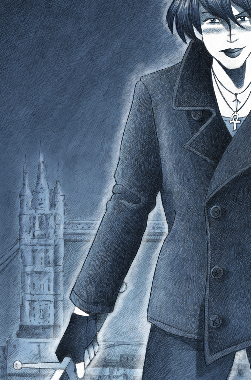 American Goth - book cover illustration