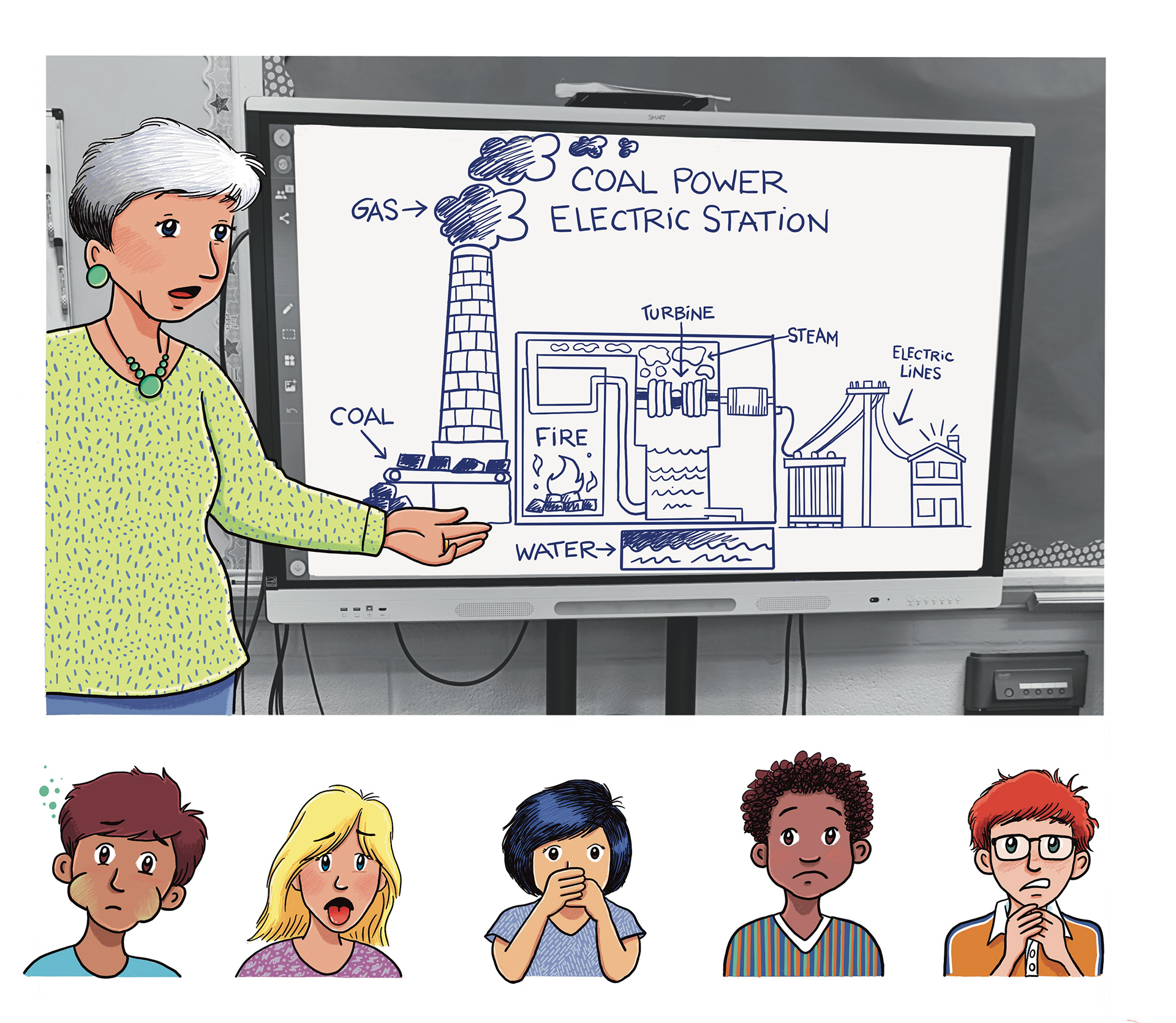 Too Much Quiet -illustration