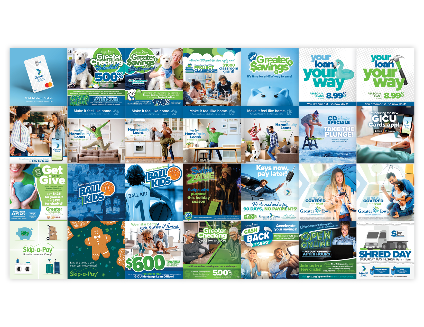 Samples of Campaign concepts & designs