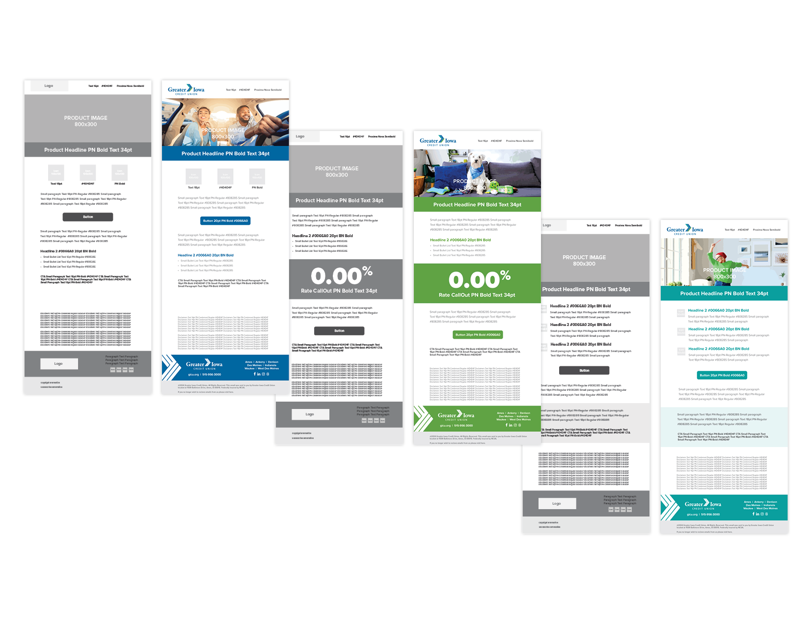 Email Framework & Design mockups