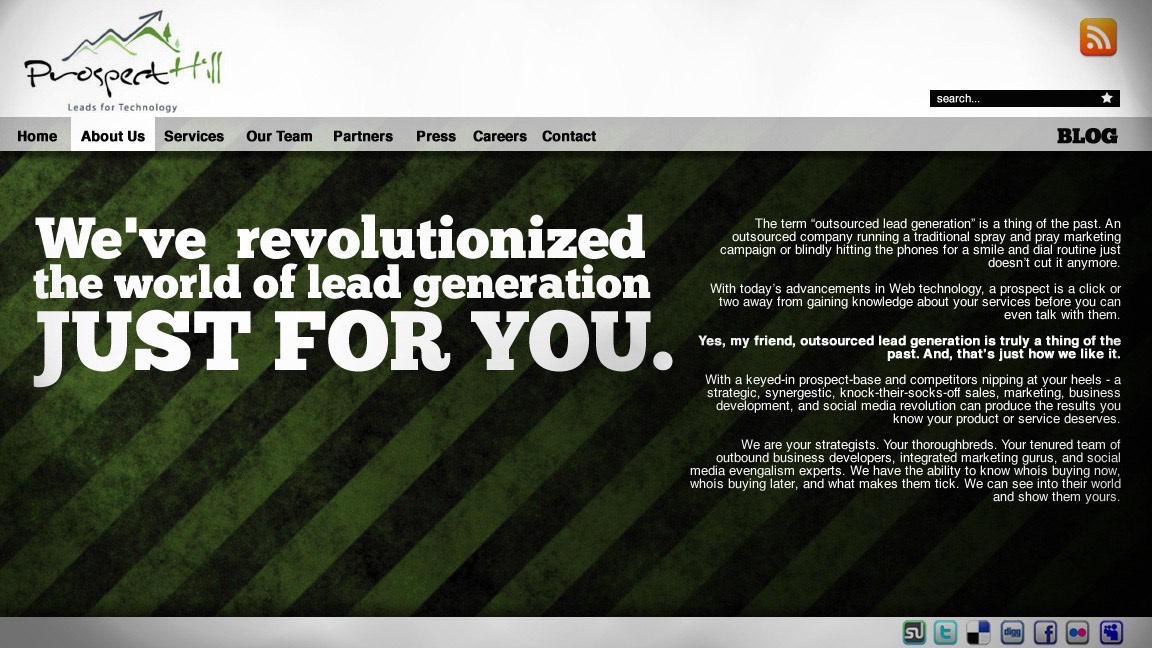 Website UI Redesign - Marketing