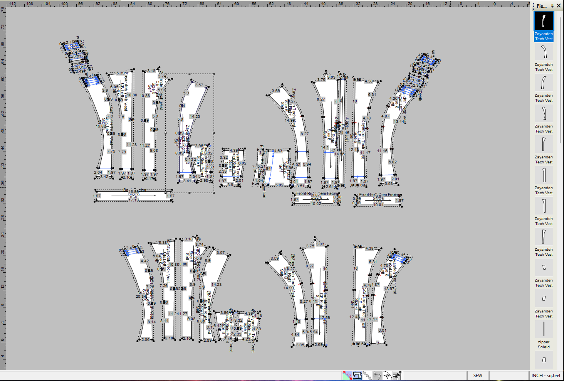 Pattern in Optitex