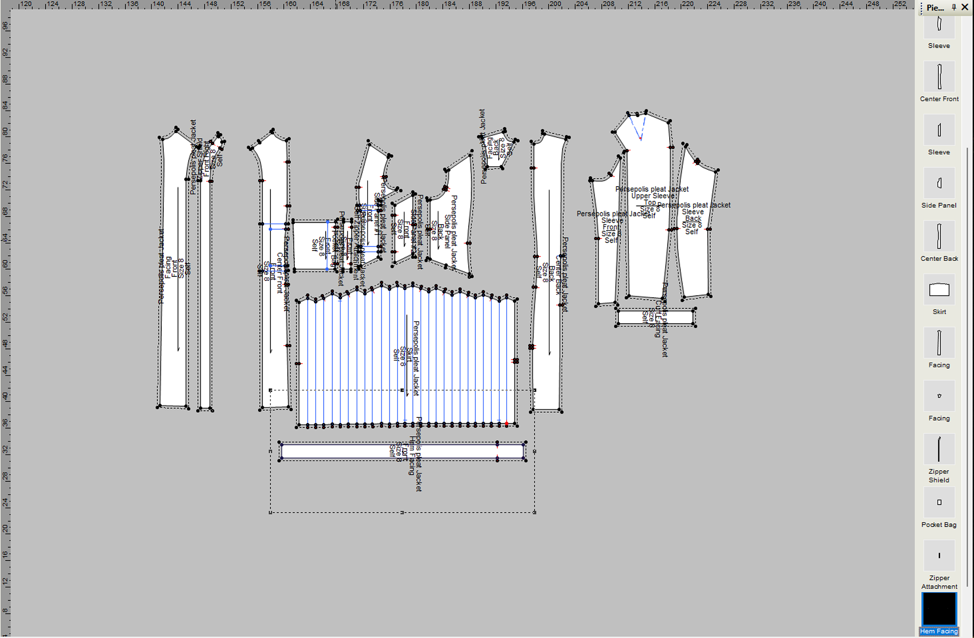Pattern in Optitex