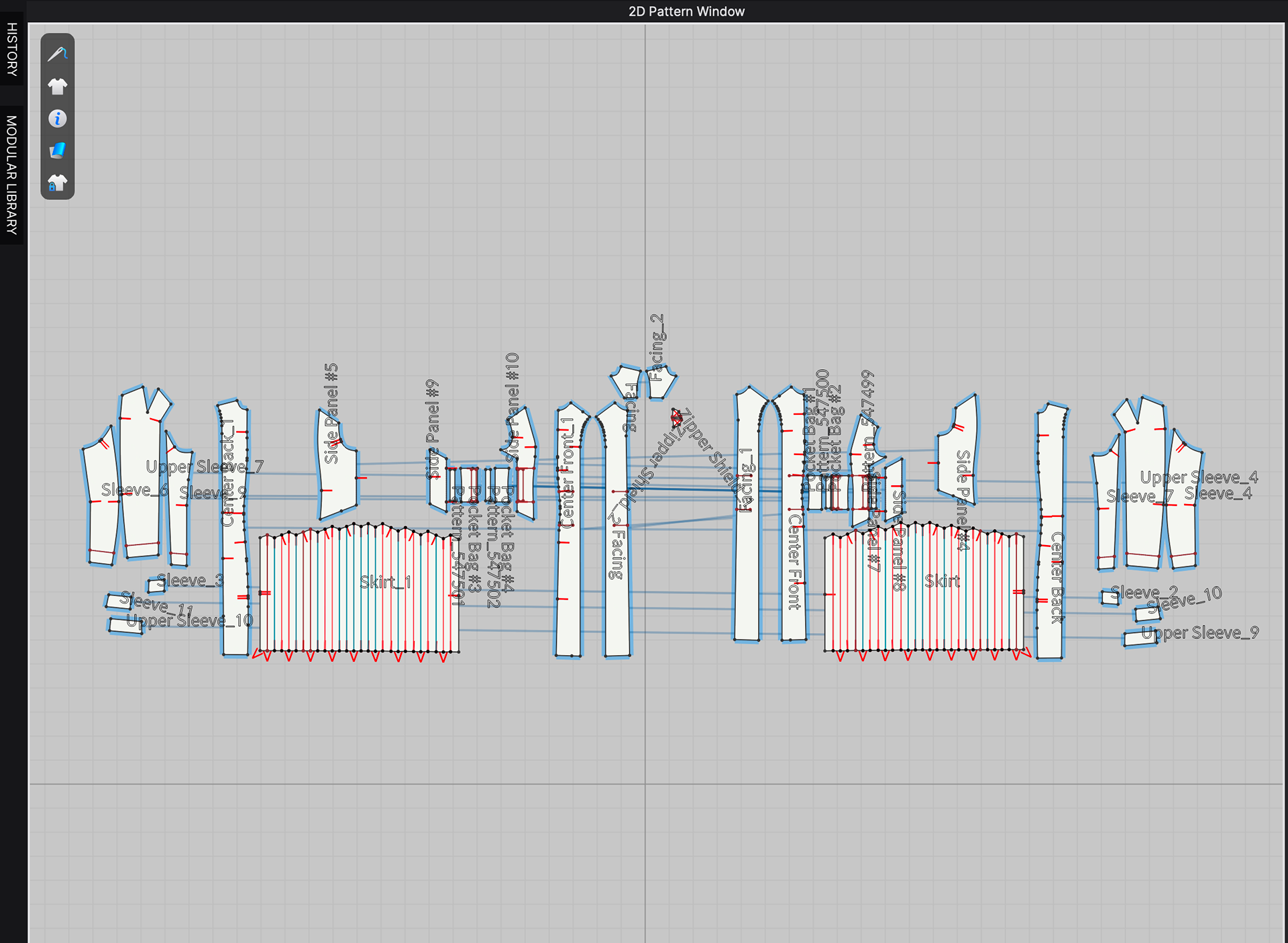 Pattern in CLO3D