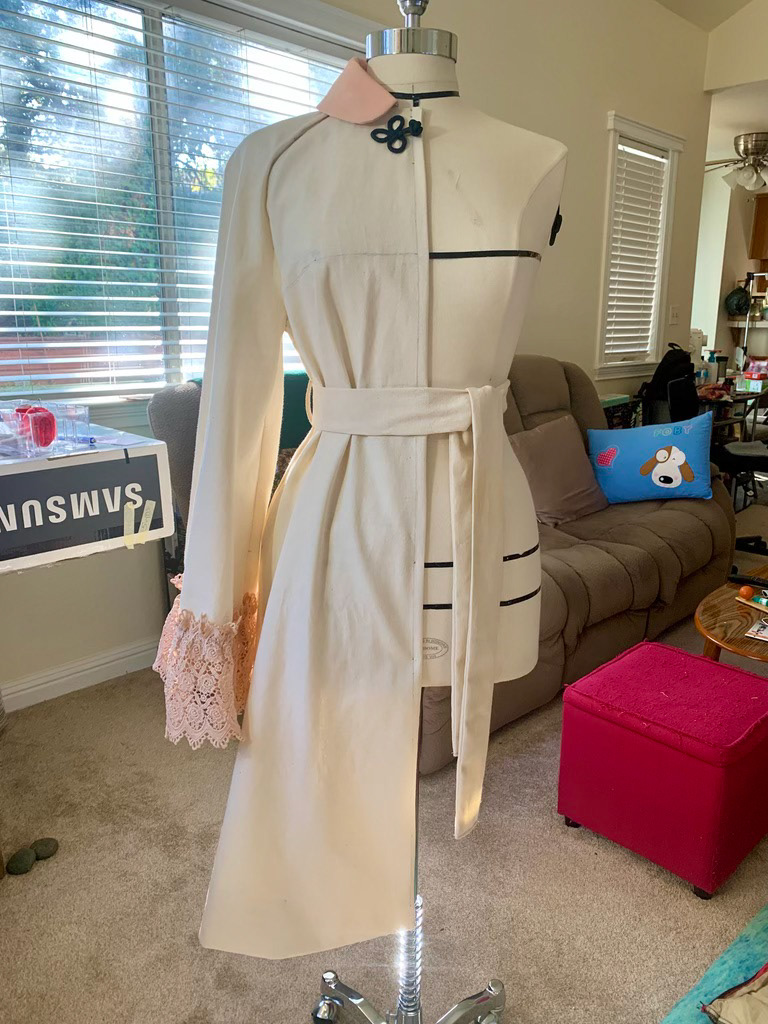 Raglan Sleeve Muslin front