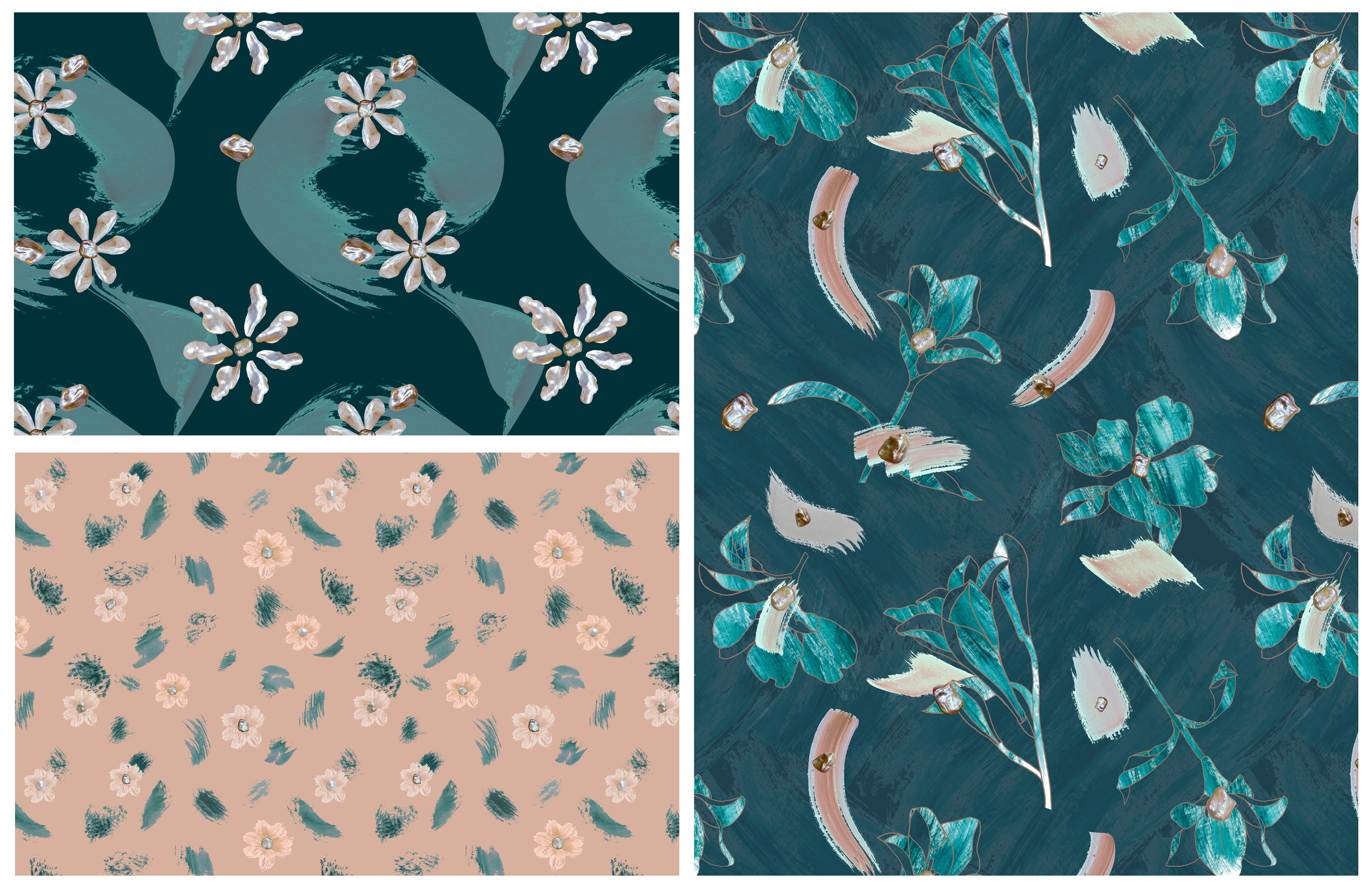 Textural florals