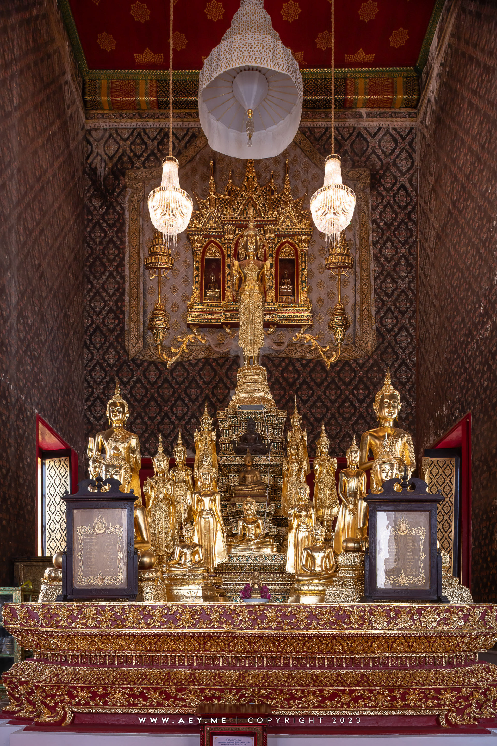 ภายในพระวิหาร วัดราชนัดดารามวรวิหาร