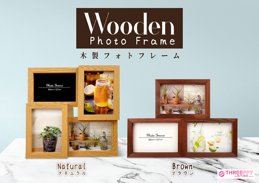 THREEPPY POP - Wooden Photo Frame