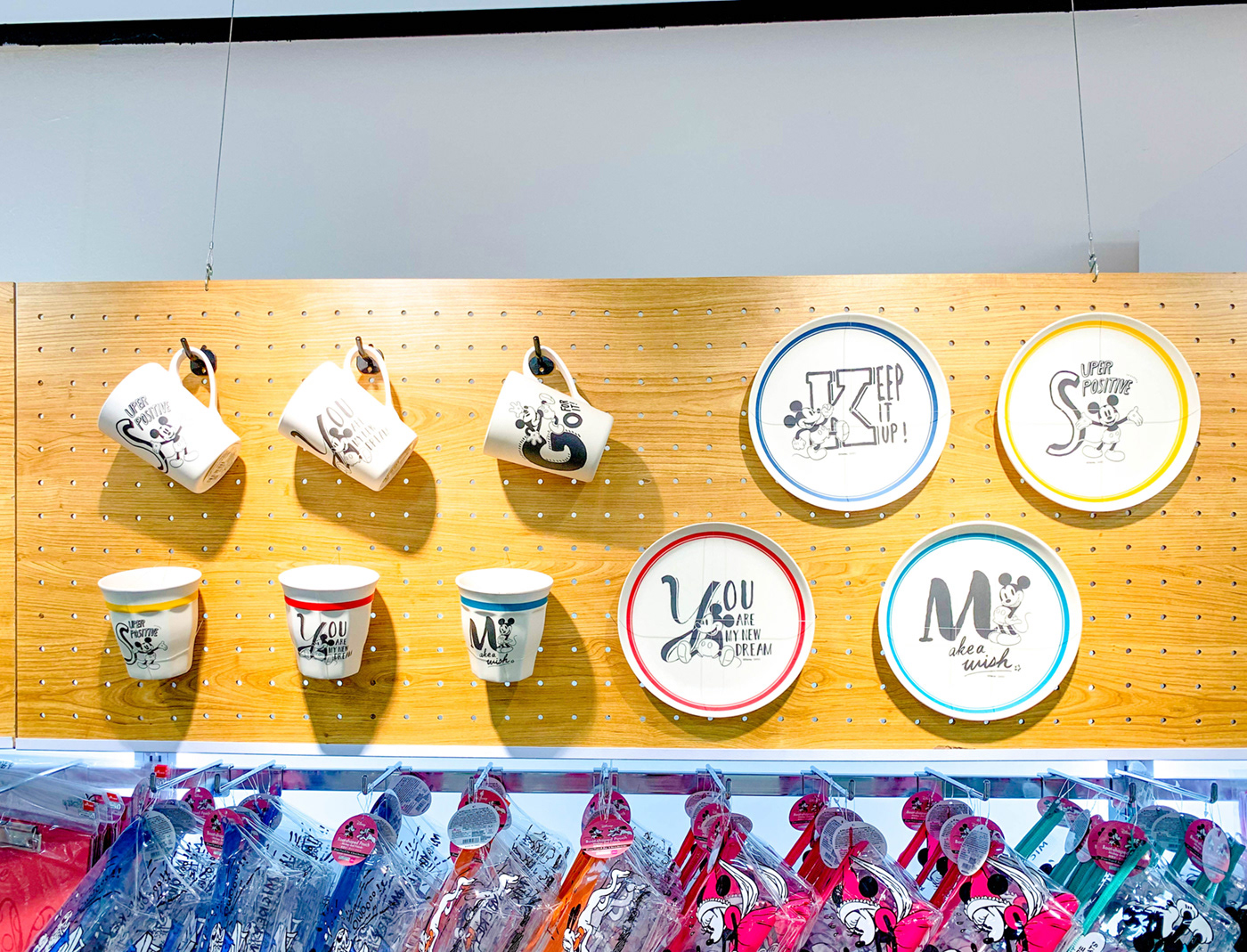 Tie products on Pegboard