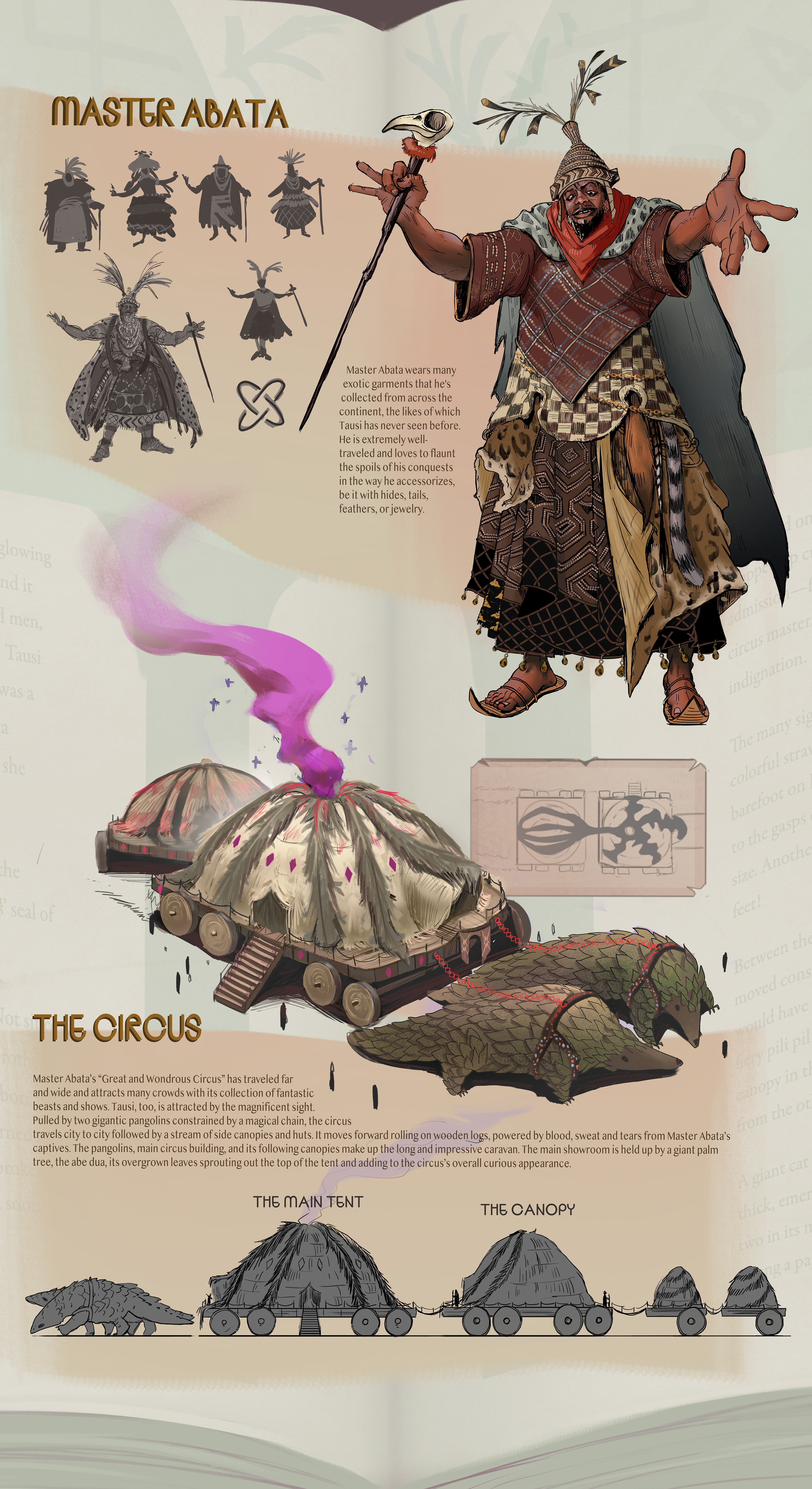 Poster 2/3: Master Abata and Circus