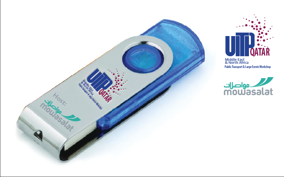 Mowasalat (UITP flash memory logo print)