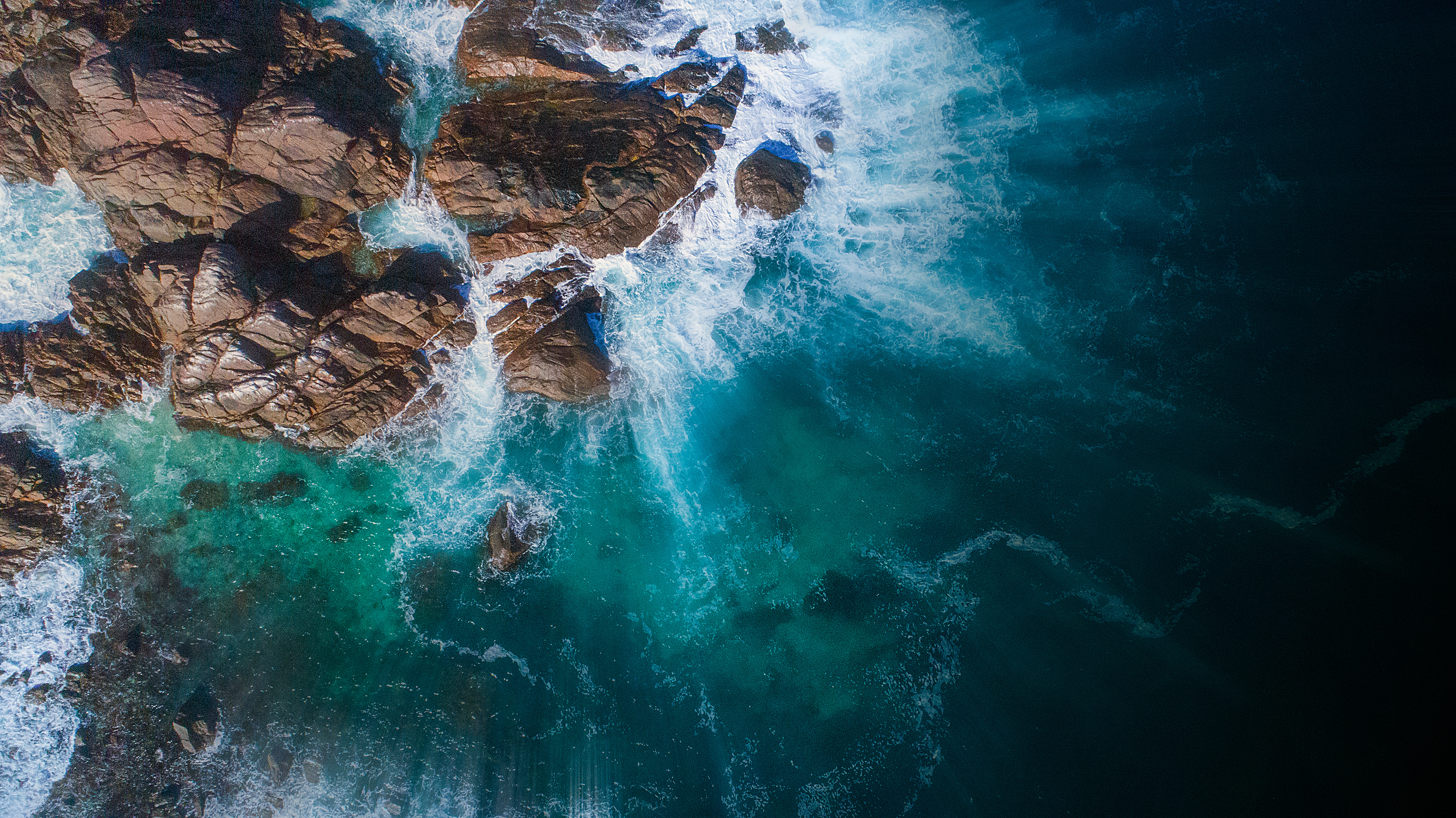Drone shot of Sugar Loaf Rock, Bussselton, Western Australia
