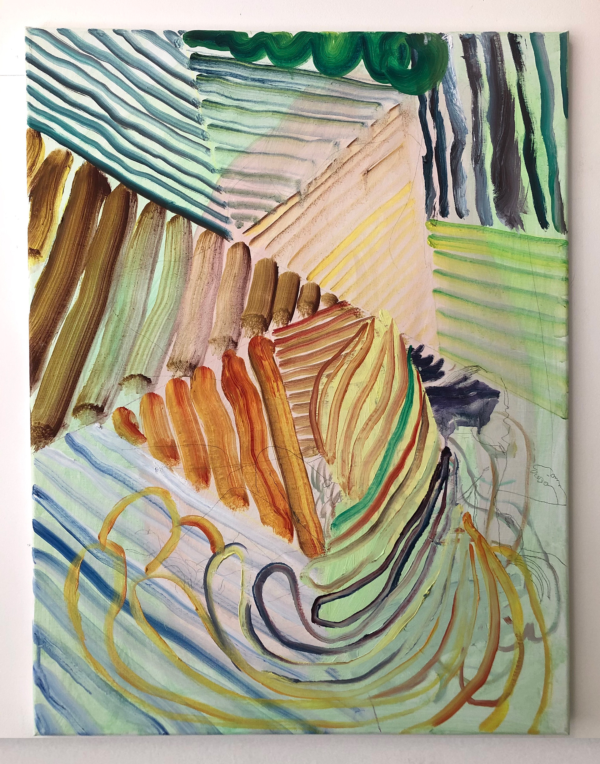 Untitled, oil on linen, 60 x 76 cm, 2021