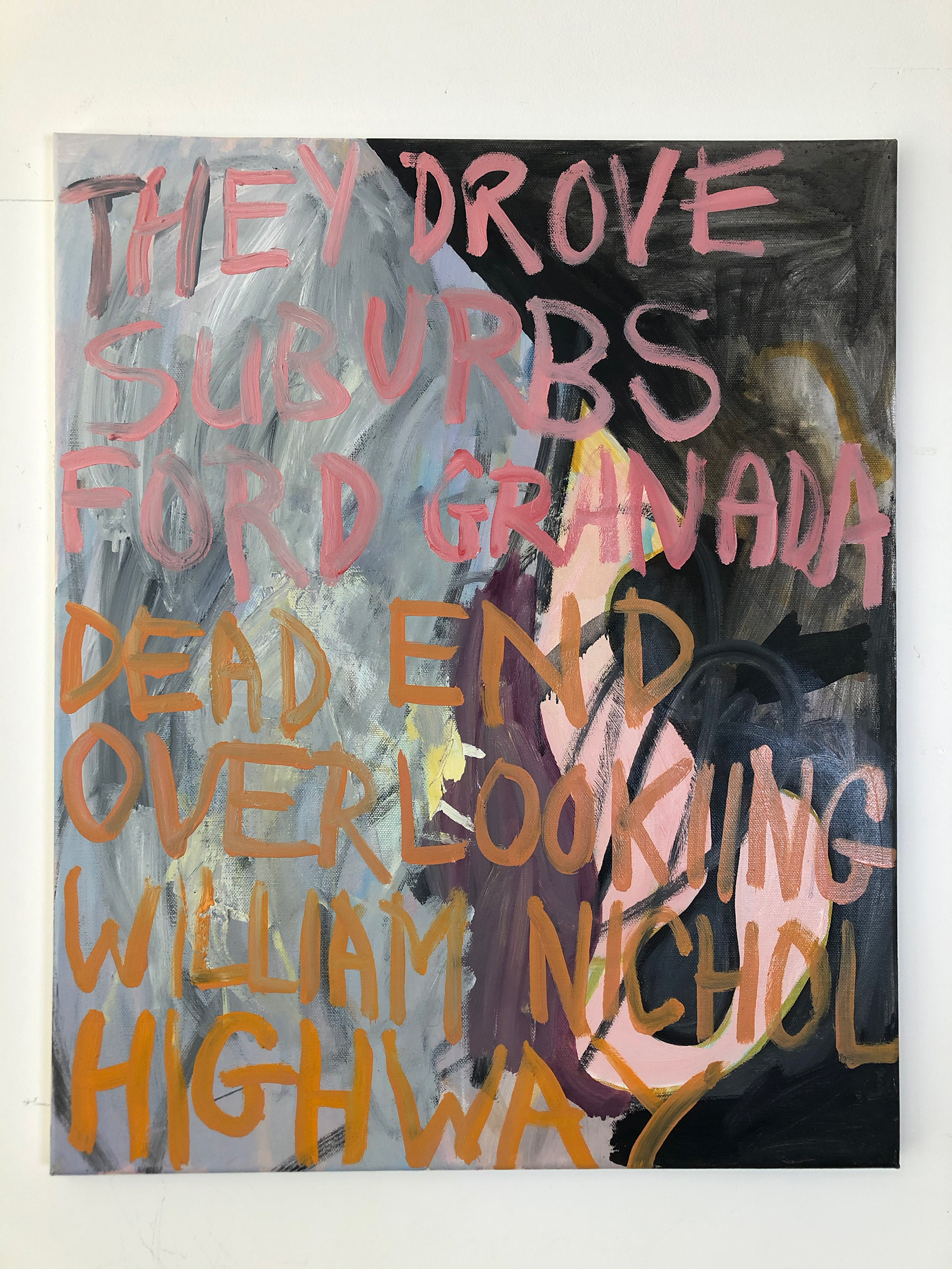 William Nichol, oil on canvas, 50 x 60 cm, 2021