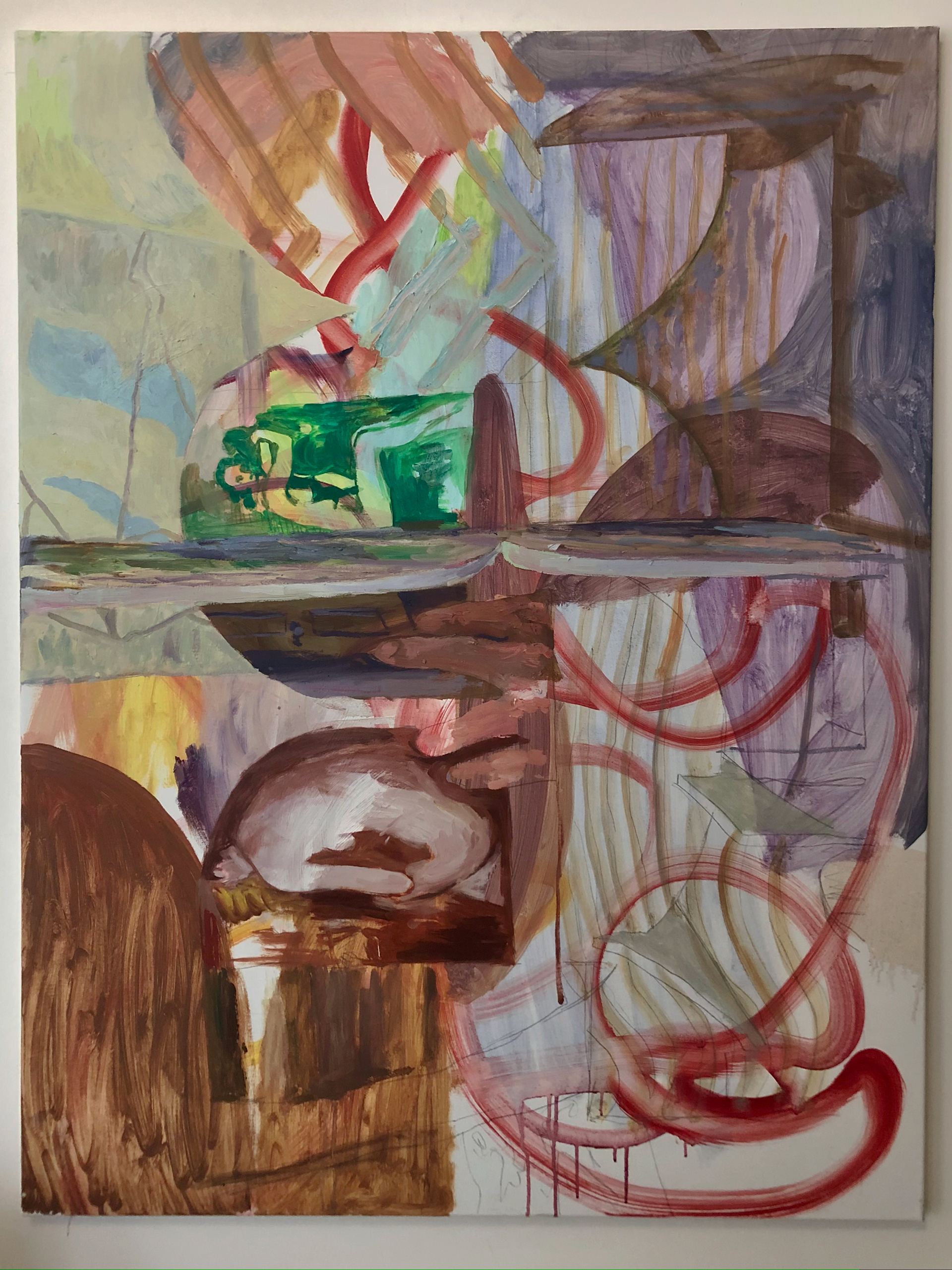 Untitled, oil on canvas, 89 x 116 cm, 2021