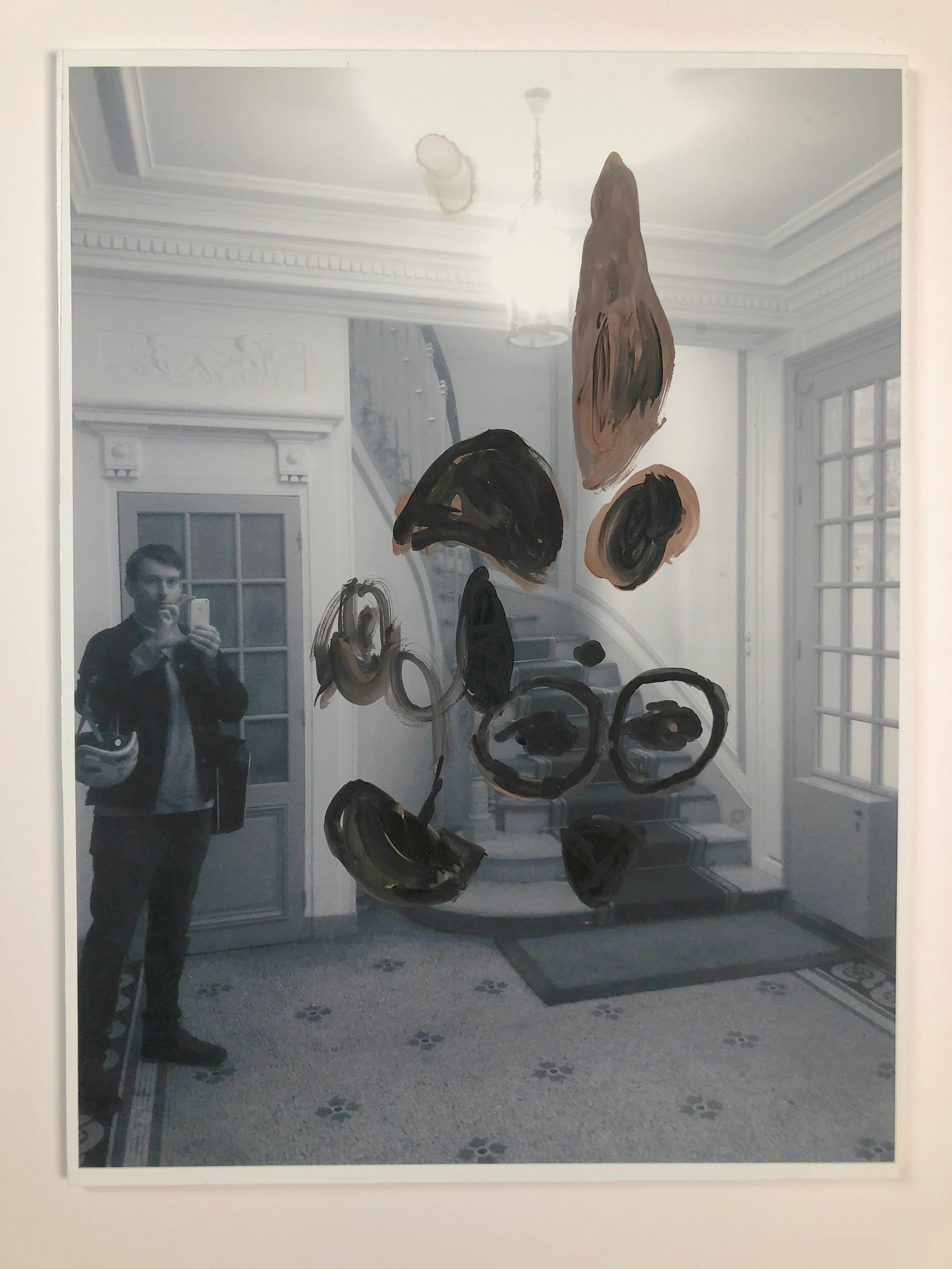16 Rue d'Abbeville, gouache, inkjet print, 20,5 x 29 cm, 2021 (Sold)