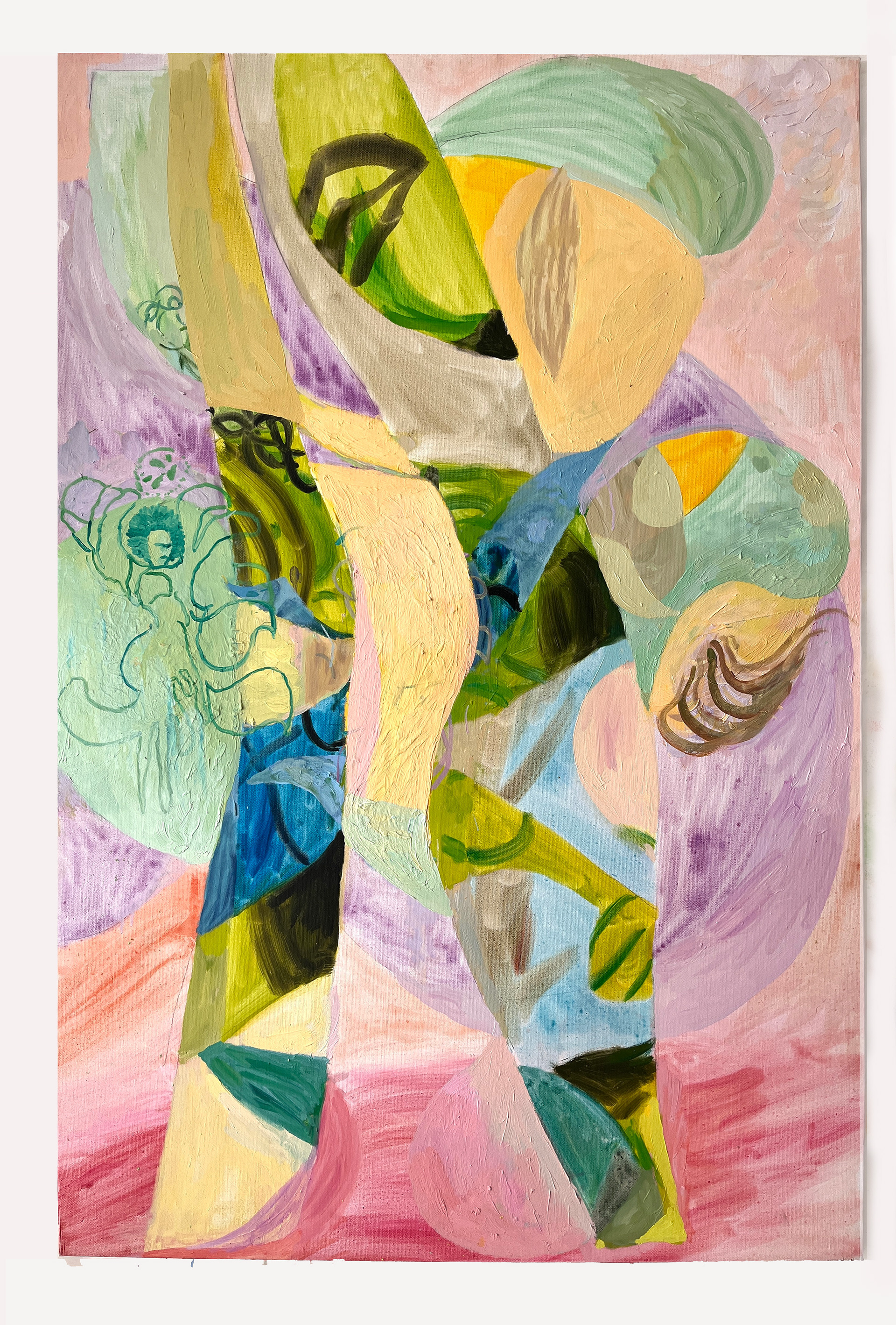 A curse on you, you and you, 80 x 120 cm, oil on linen, 2025