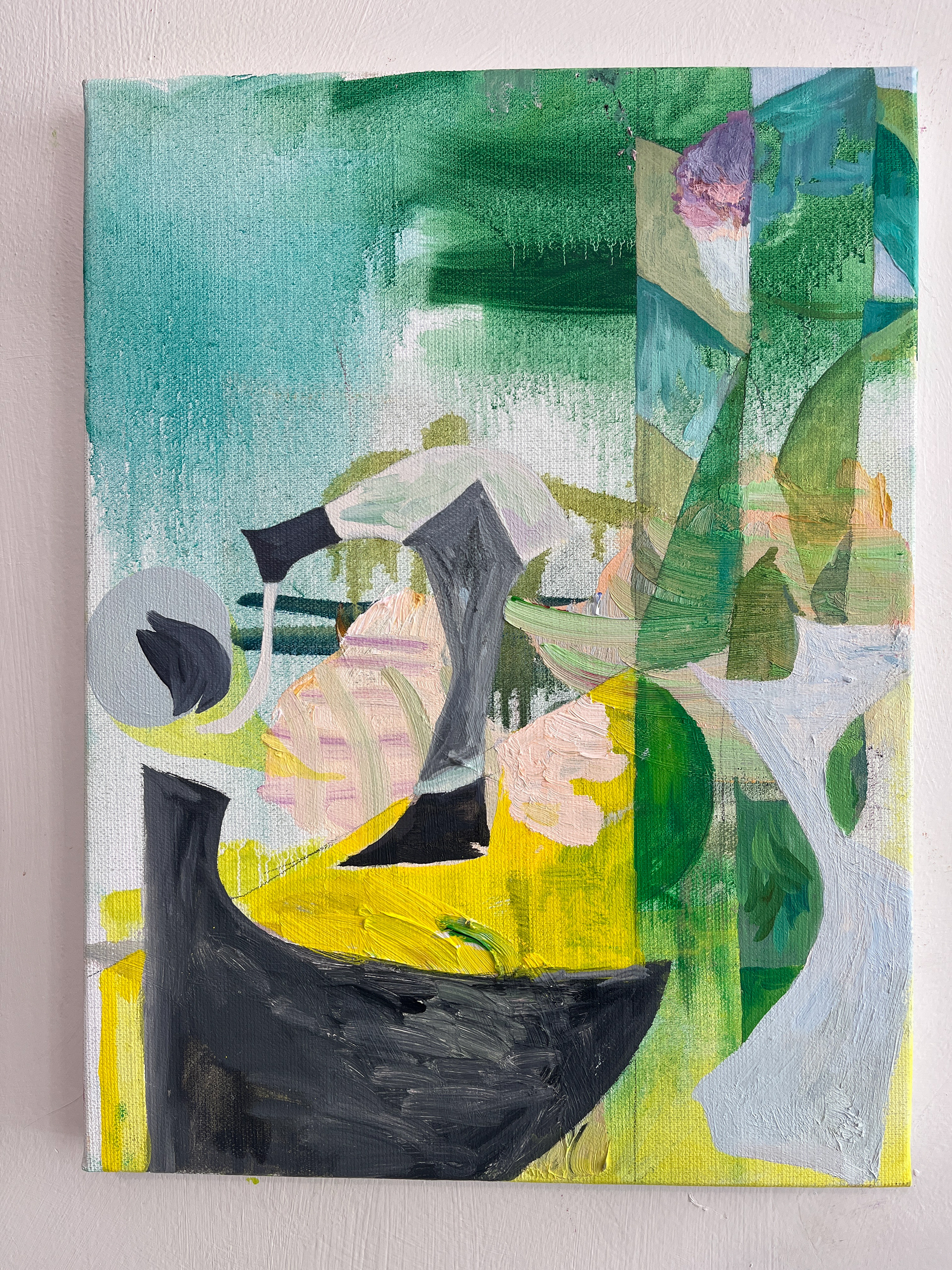 Lamarck, oil on linen