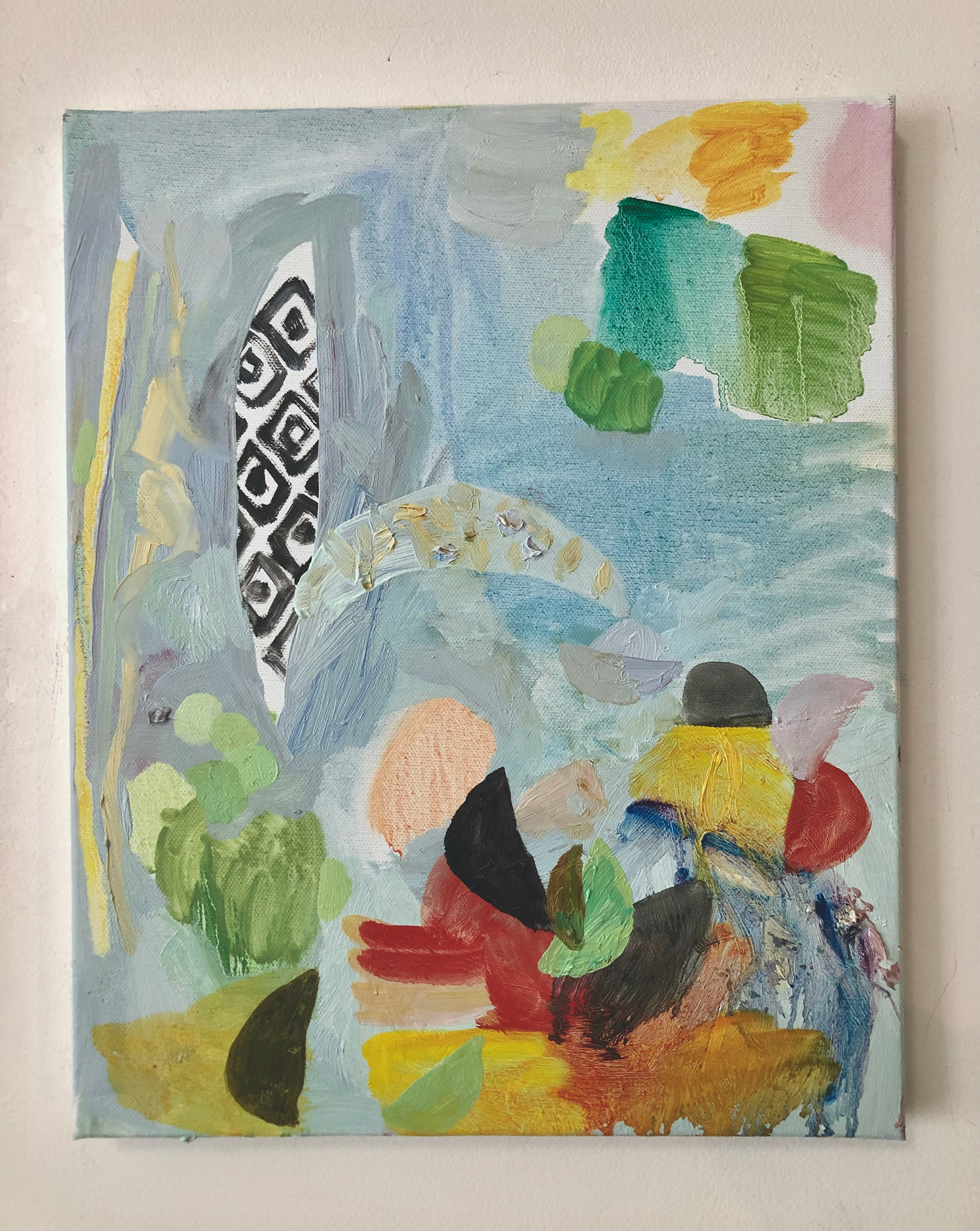 The talent, oil on linen, 2023