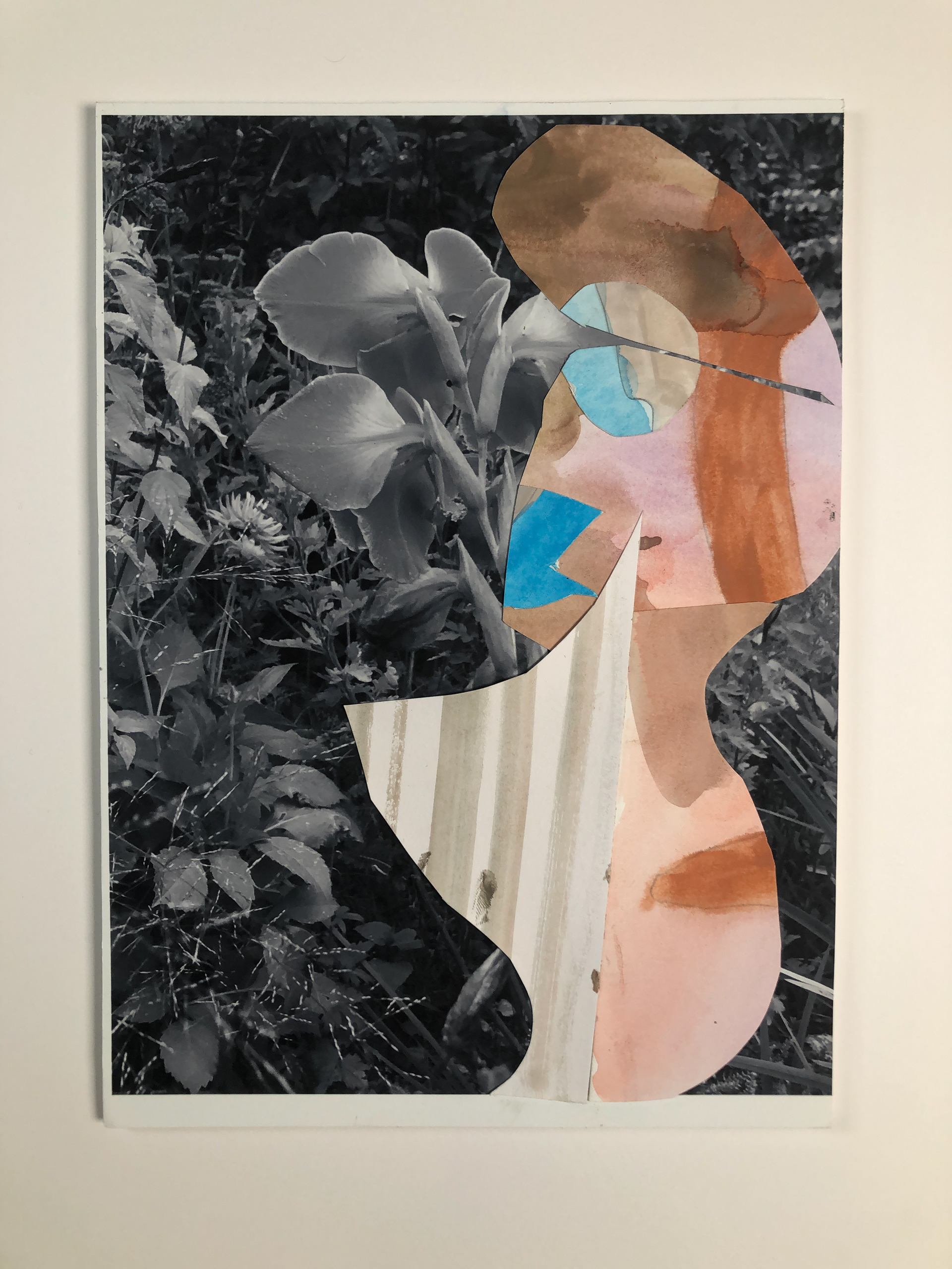 Advice, gouache, inkjet print, 20,5 x 29 cm, 2021 (Sold)