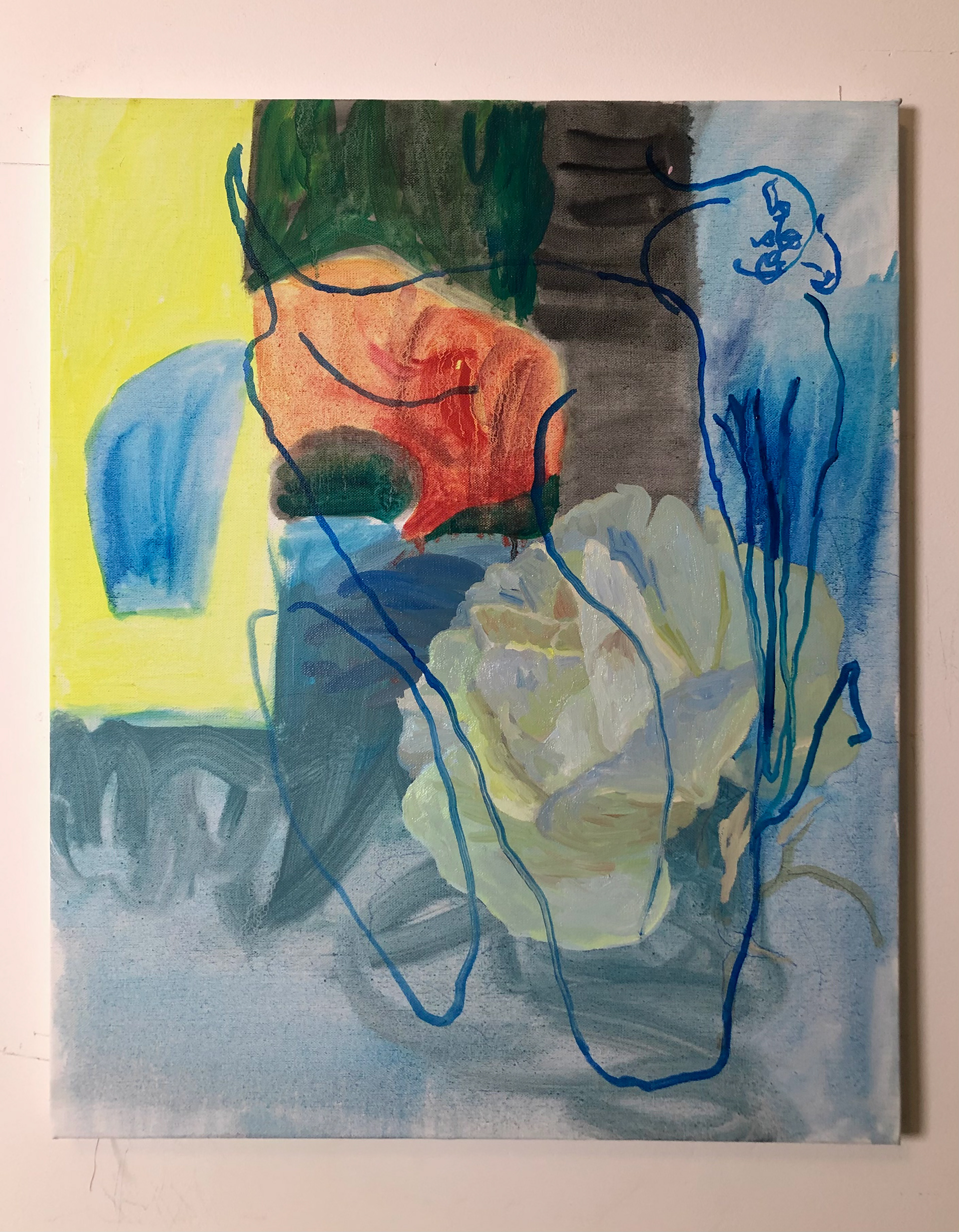Rodin, oil on canvas 50 x 61 cm, 2021