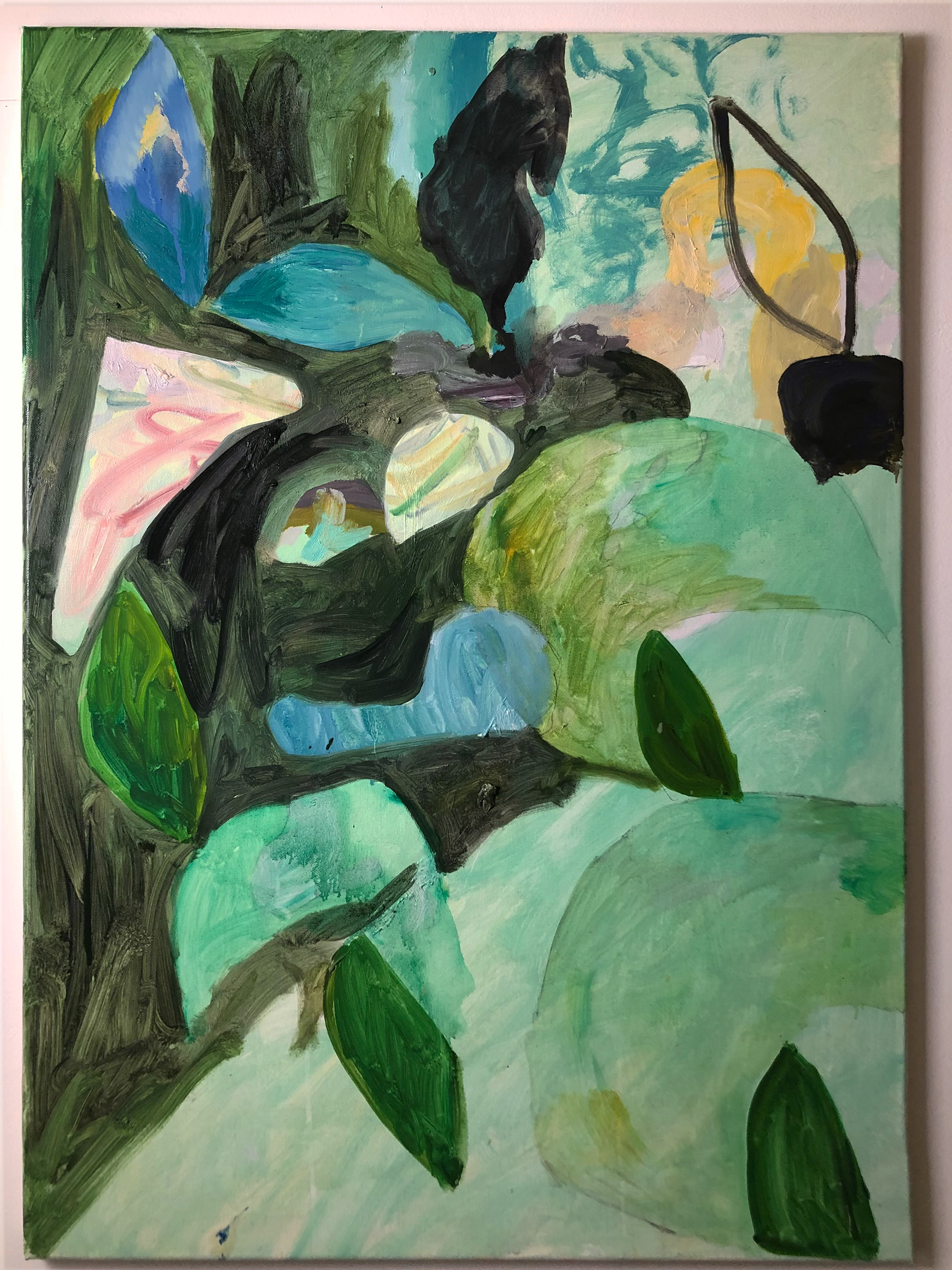 Dogs, Oil on canvas, 62 x 92 cm, 2021
