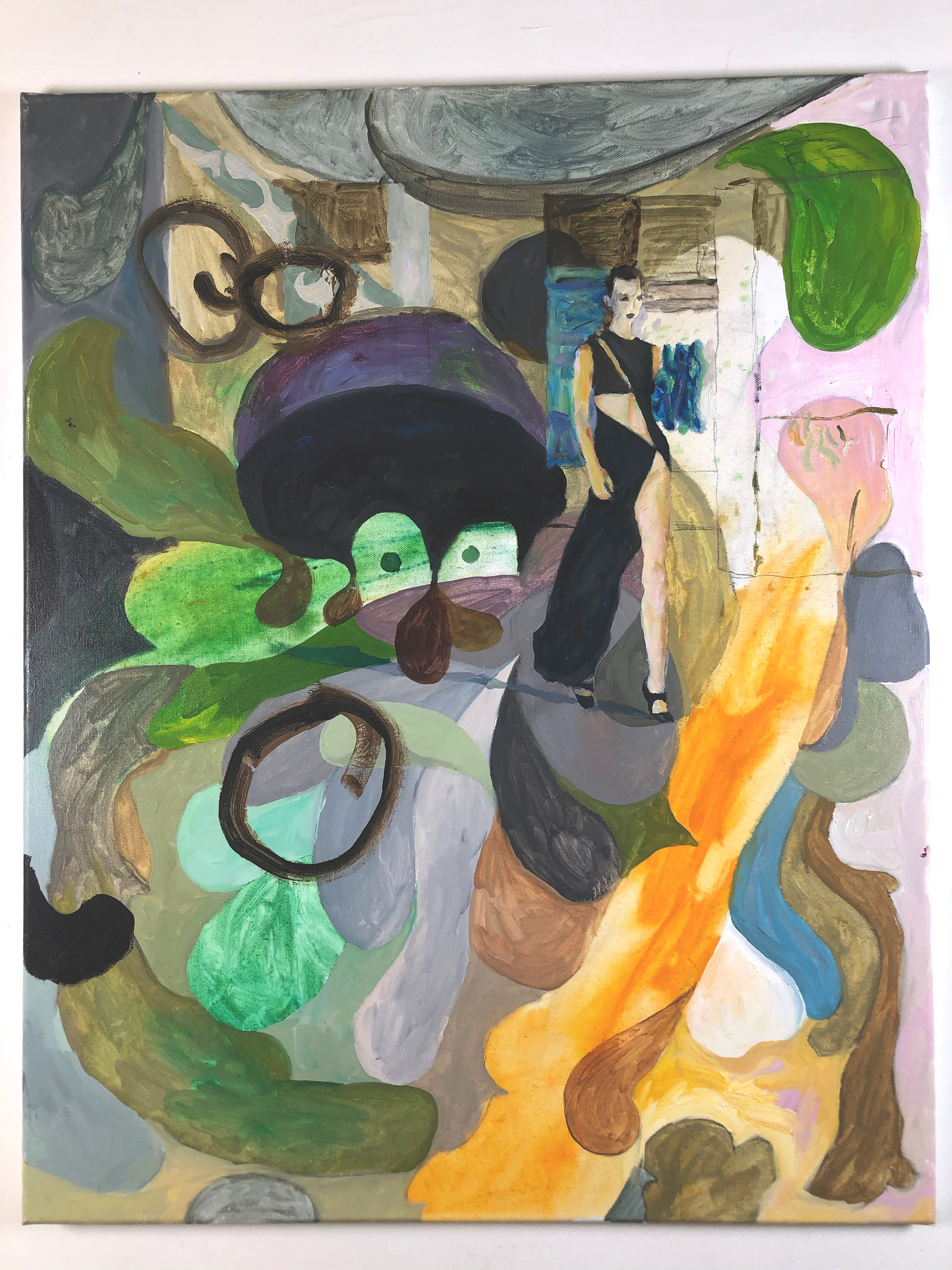 After the English class, rue de Rivoli, 65 x 81 cm, 2018