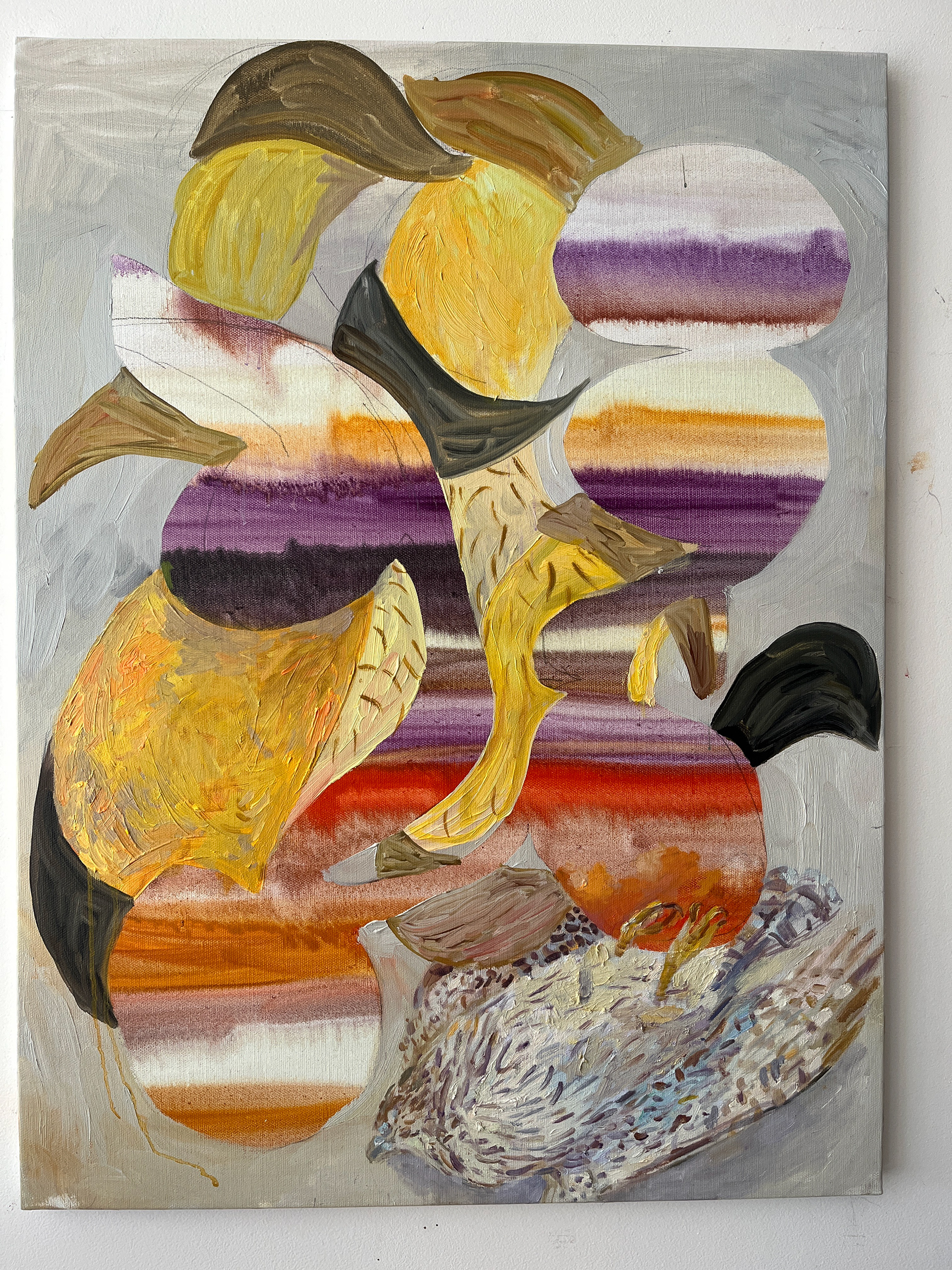 Catch the next flight, 60 x 80 cm, oil on linen, 2024