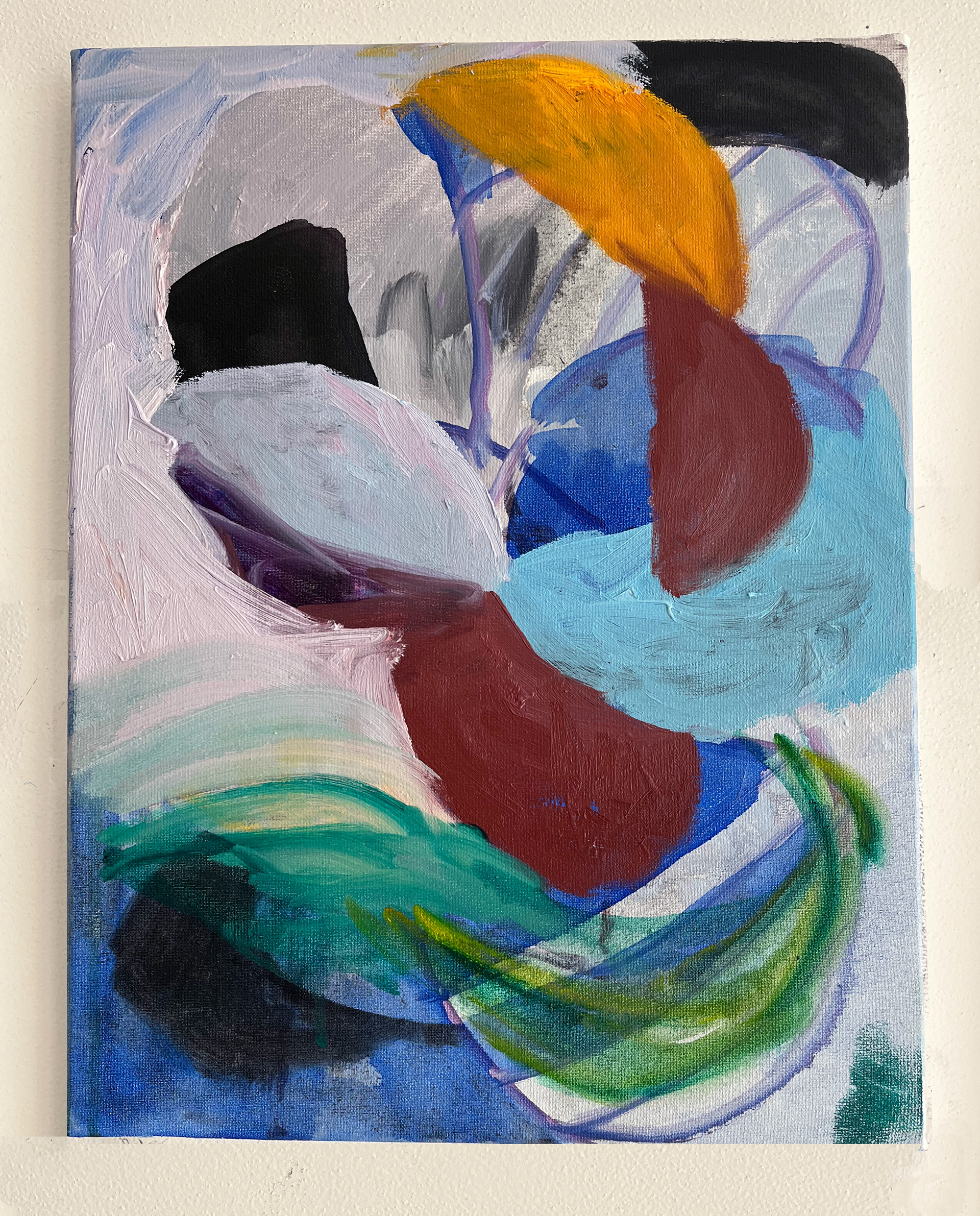 Colour Therapy, 35 x 40 cm, oil on linen, 2023
