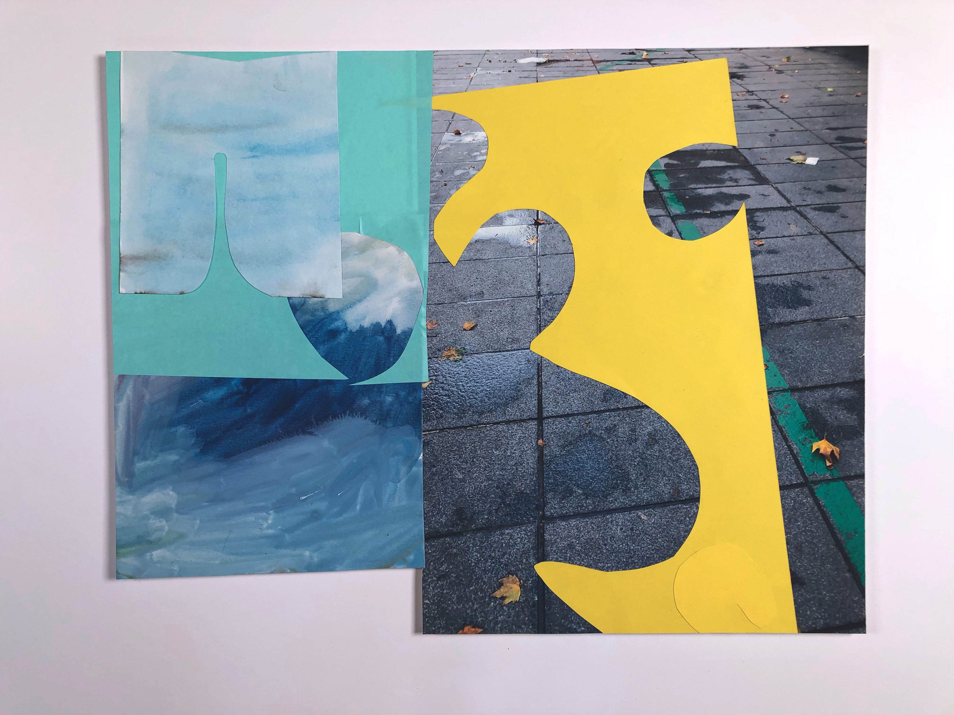 Don't remember, inkjet and gouache on paper (150 euros)