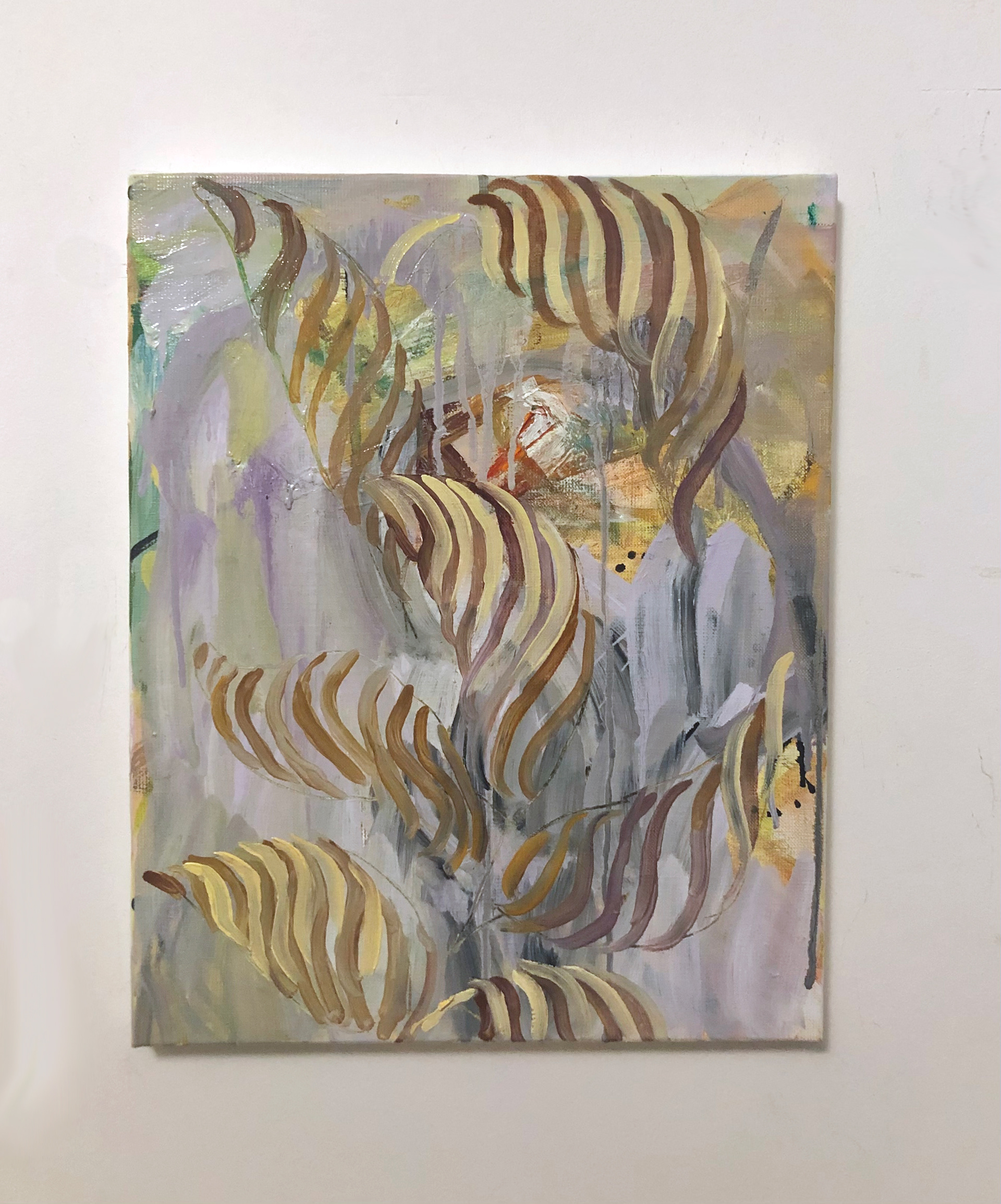 Pierre Frey Flowers, oil in linen, 2023