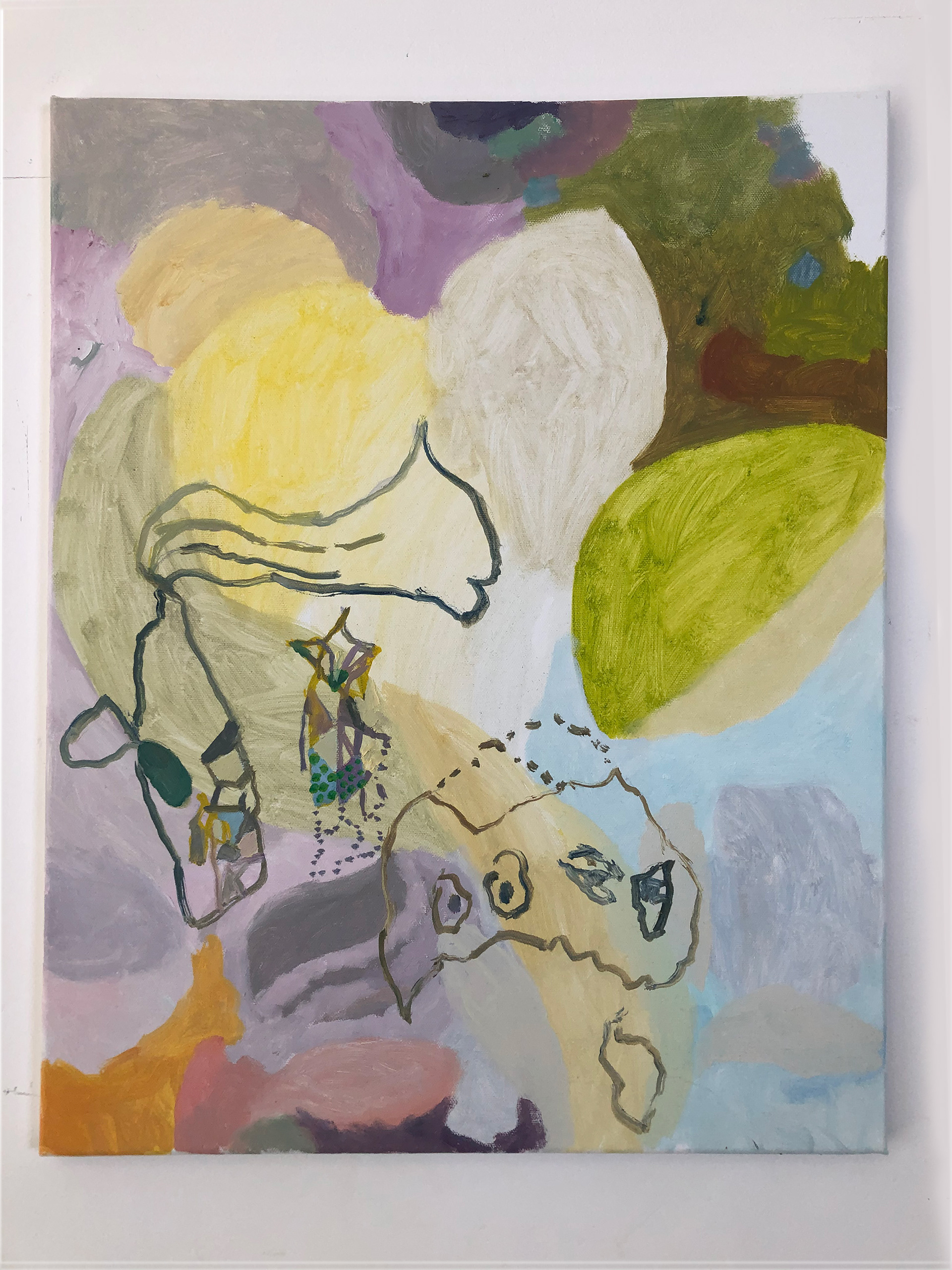 SA in the 80's, oil on canvas, 50 x 60 cm, 2018