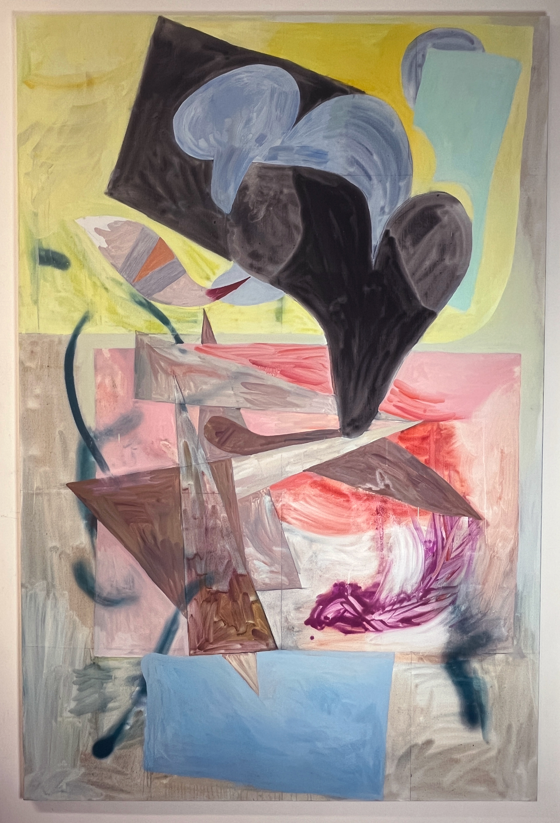 45 minutes after midnight, Oil on linen, 120 x 200 cm, 2025