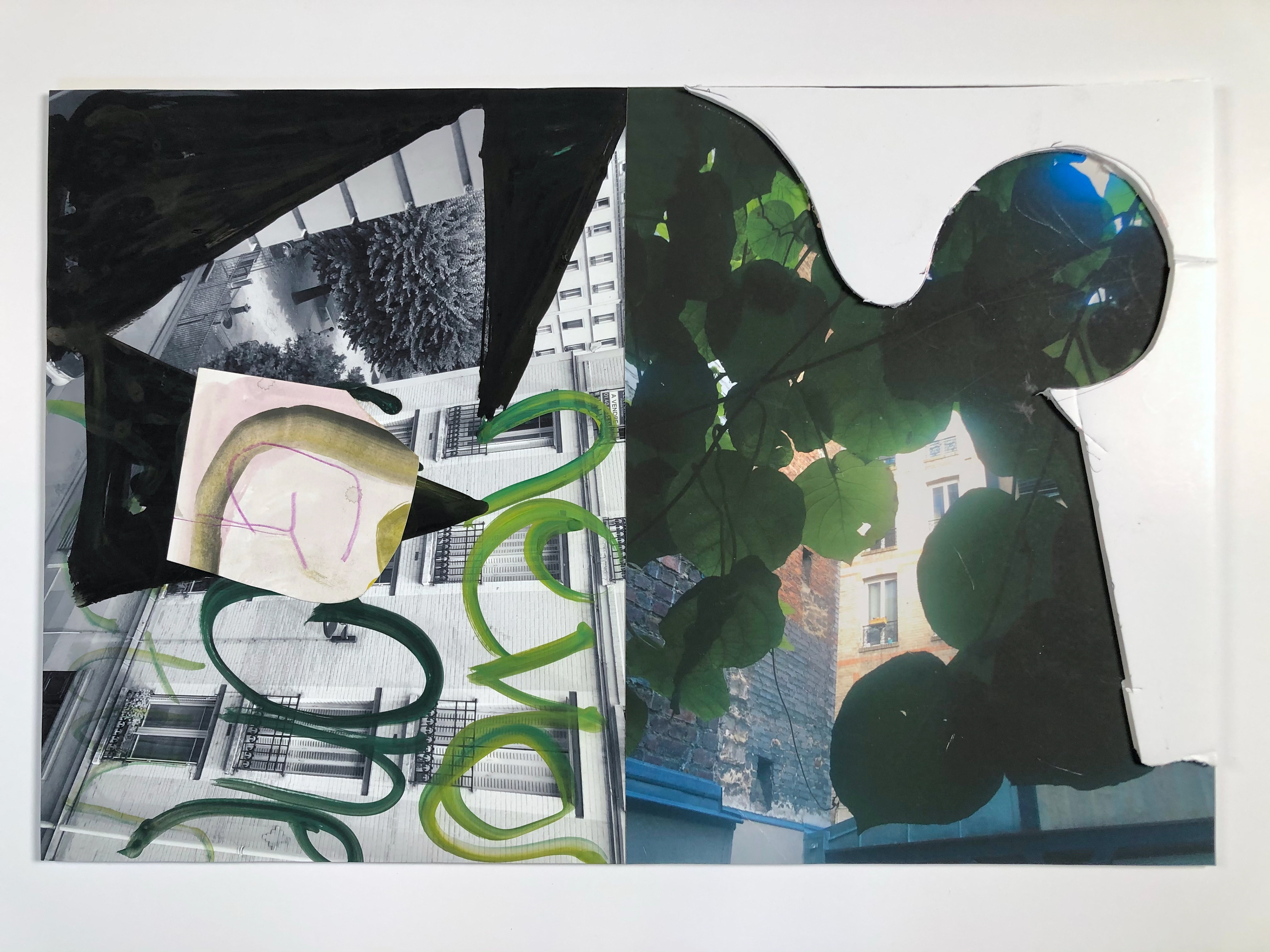 Never Gone, inkjet and gouache on paper (95 euros)