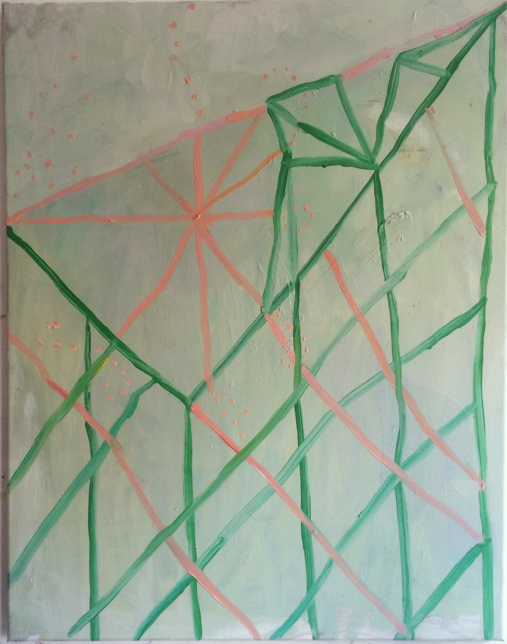 Vivianne painted over, Oil on canvas, 60 x 80 cm, 2018