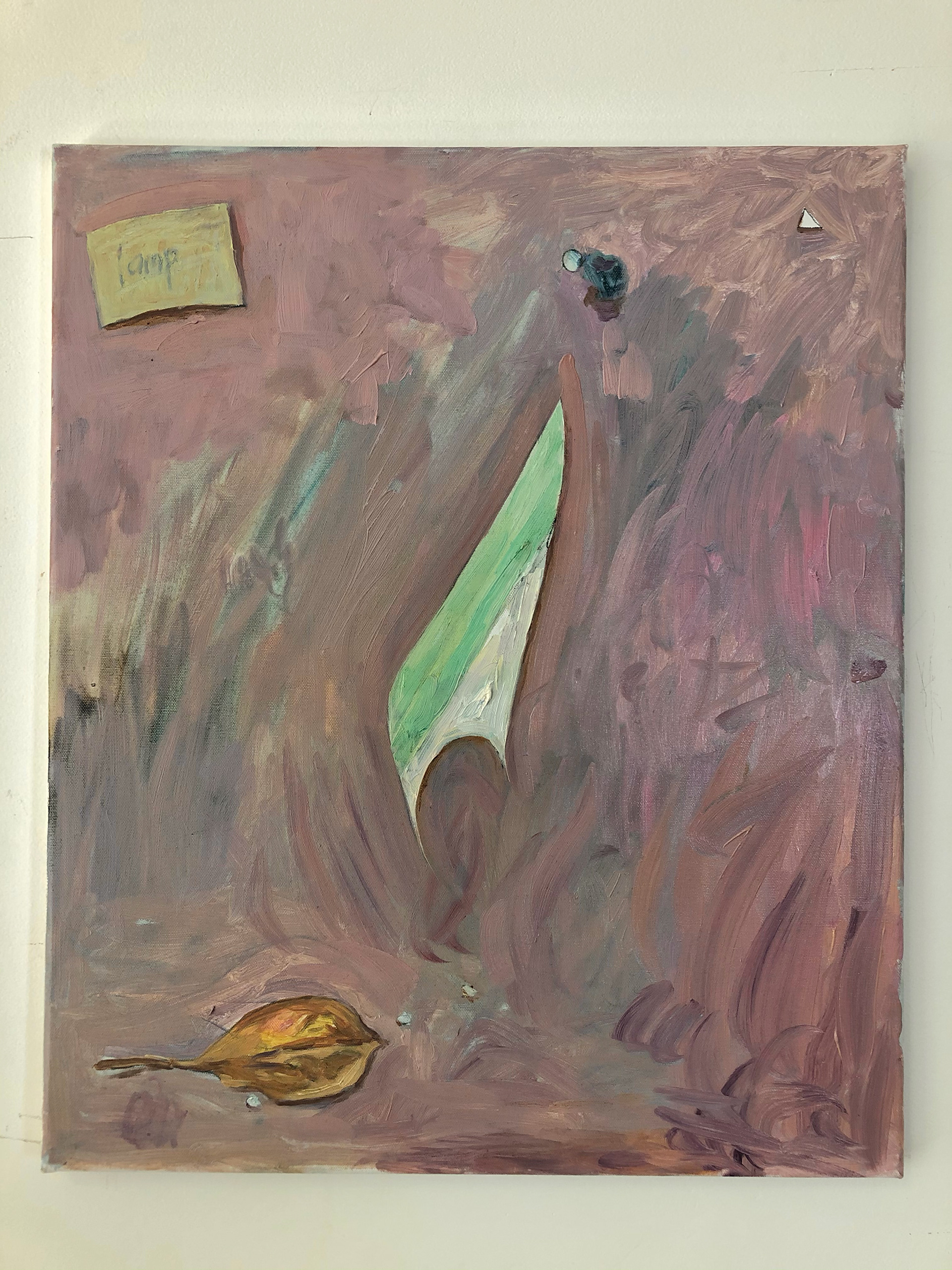 Things on the carpet, oil on canvas, 50 x 60 cm, 2018