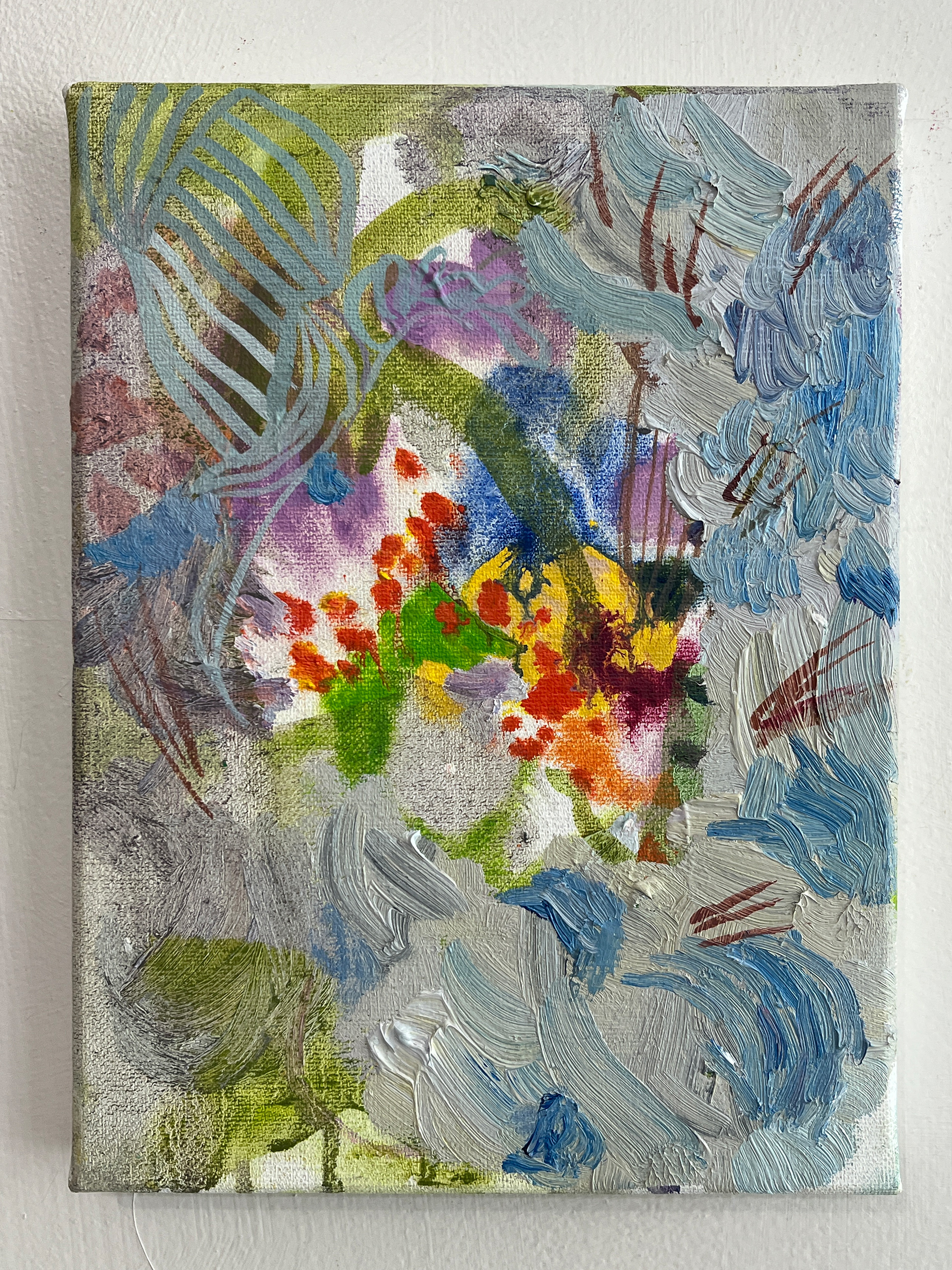 Morning and evening, oil on linen