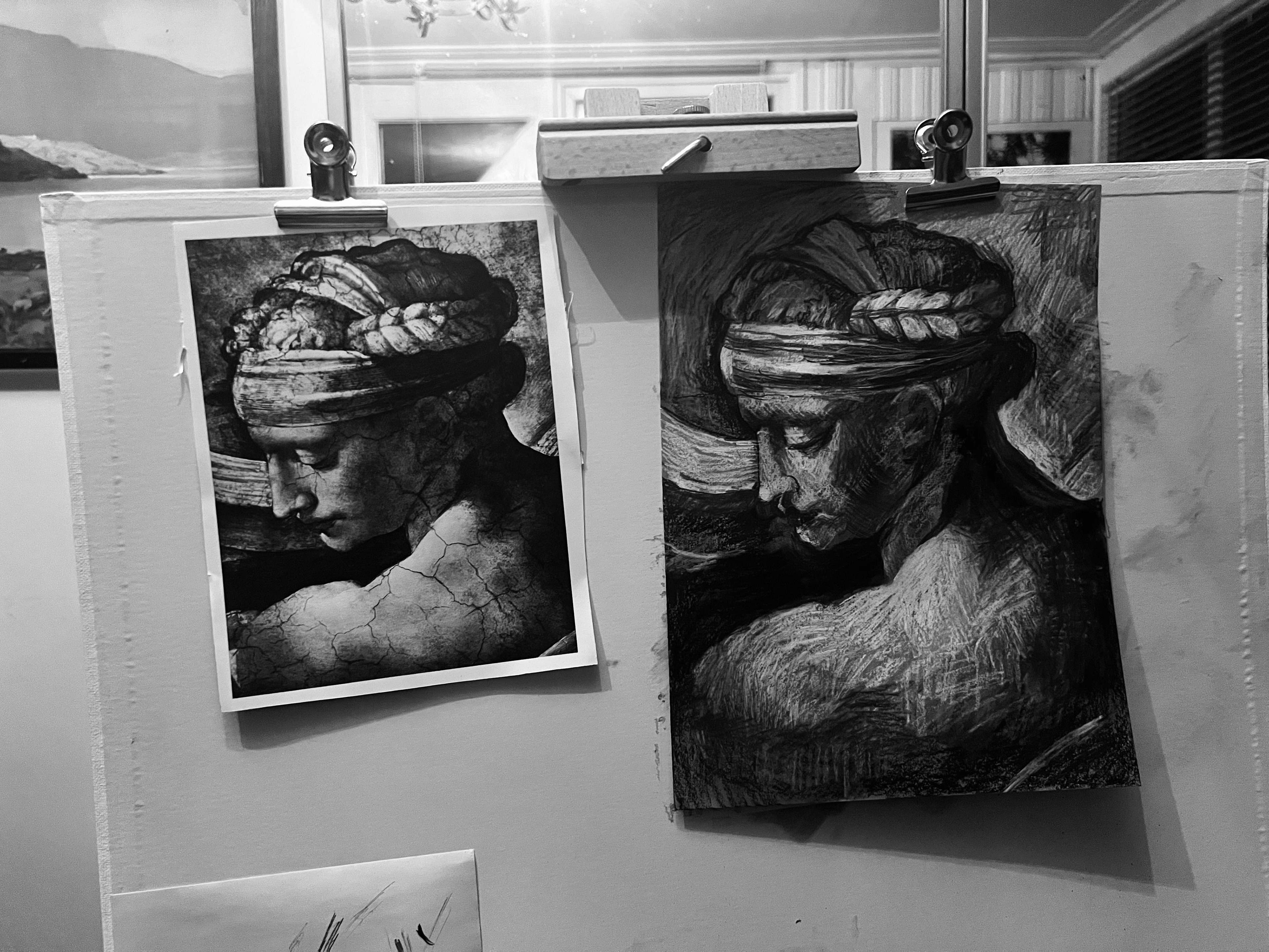 Studying work of my favourite Master Michelangelo