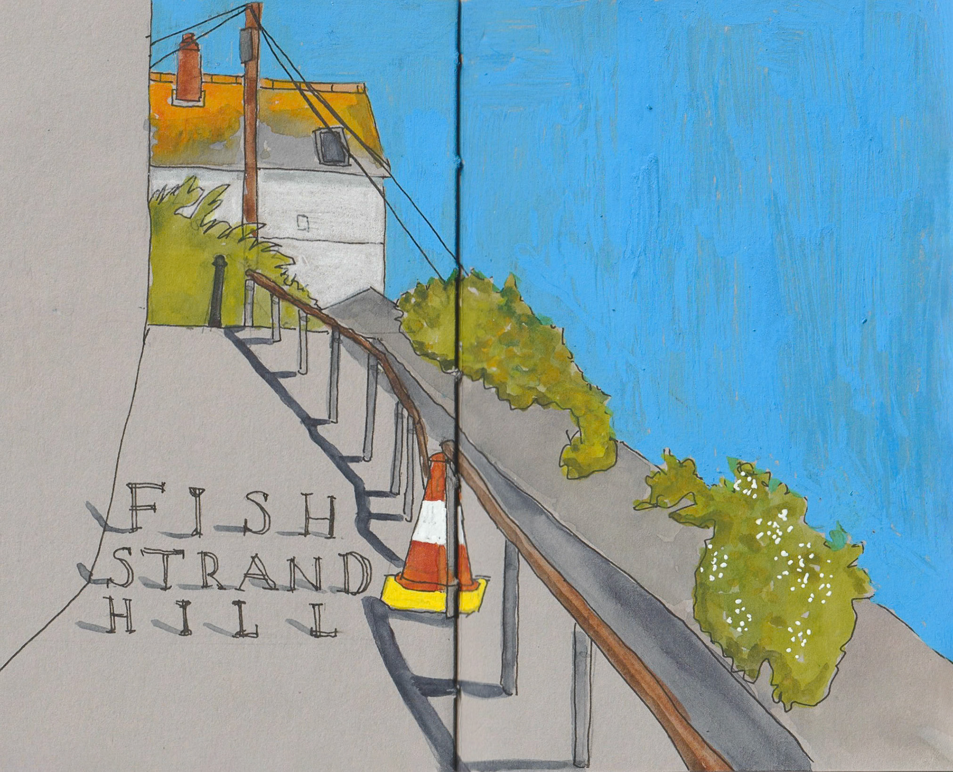 Fish Strand Hill, Falmouth.  August 2024.