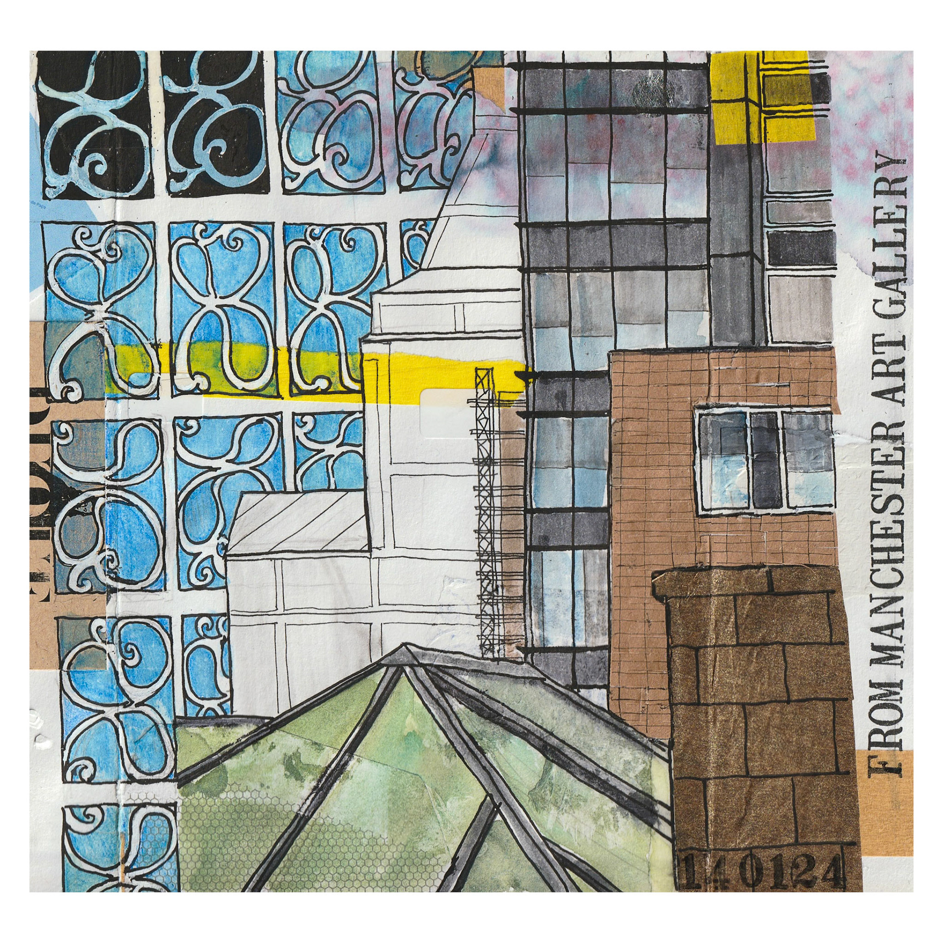 View from Manchester Art Gallery top floor